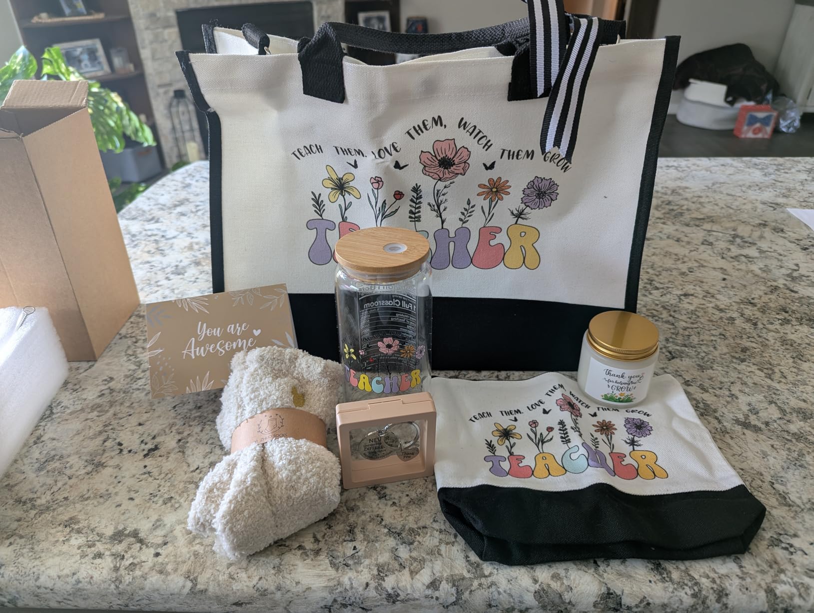 Nurse Gifts for Women 2025, Nurse Appreciation Gifts Nurses Week Set, Nursing Student Graduation Birthday Gift Baskets, Funny Nurses Canvas Tote Bag Tumbler Keychain Socks Thank You Gift for Women customer photo 1