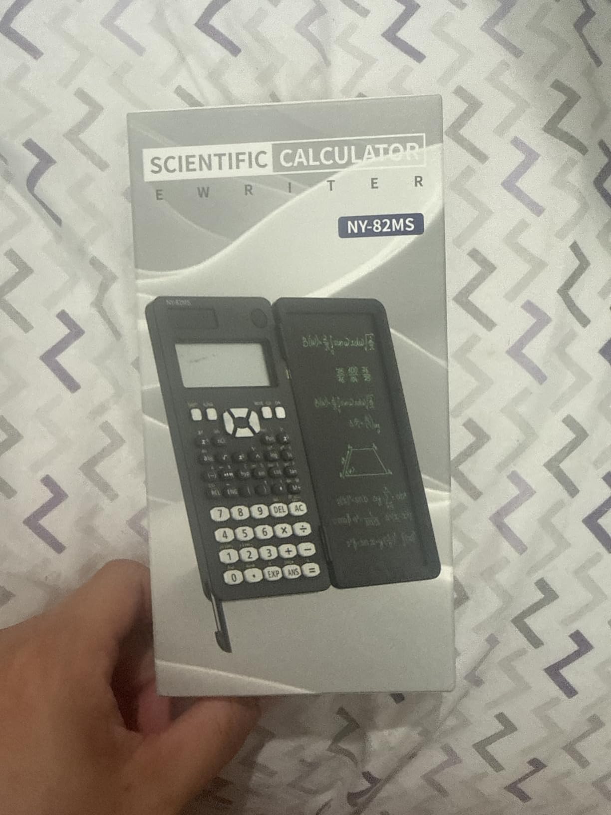 82MS Scientific Calculators School Supplies with Notepad, 240 Functions, Foldable 2-Line Display, Solar and Battery customer photo 1