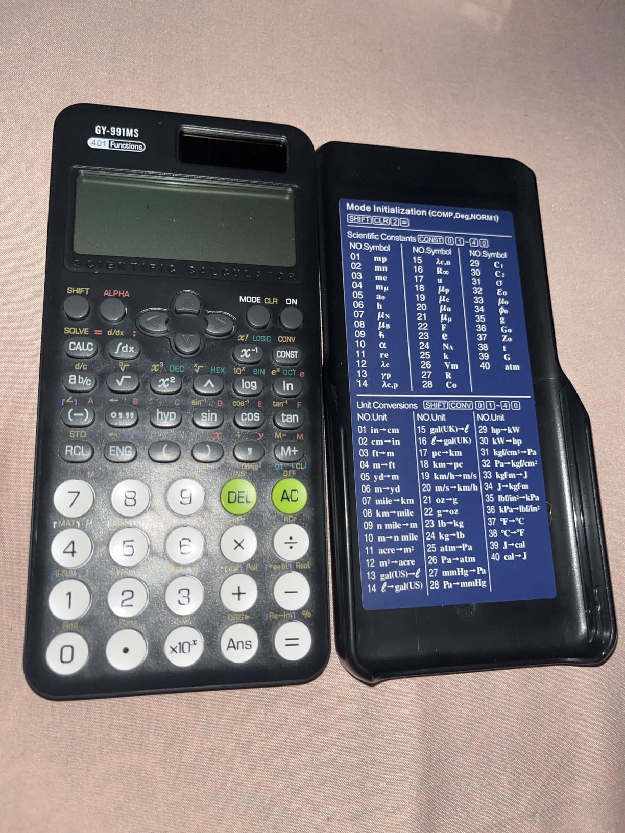 82MS Scientific Calculators School Supplies with Notepad, 240 Functions, Foldable 2-Line Display, Solar and Battery customer photo 2