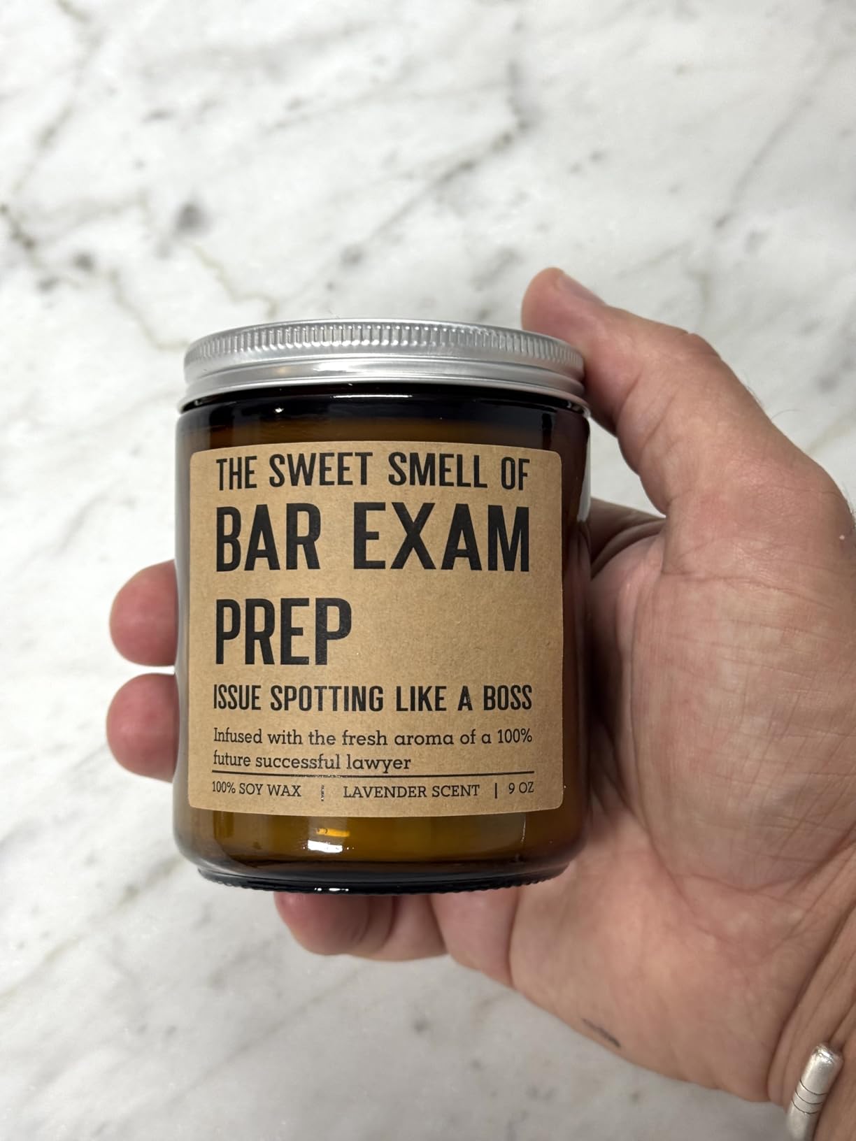 Fairy's Gift Candle, Future Lawyer Bar Exam Prep Gifts Studying for the Bar | Law School Essentials, Graduation Gifts for Law Student, Graduate, New Grad - Funny Future Lawyer Presents for Women Men customer photo 1