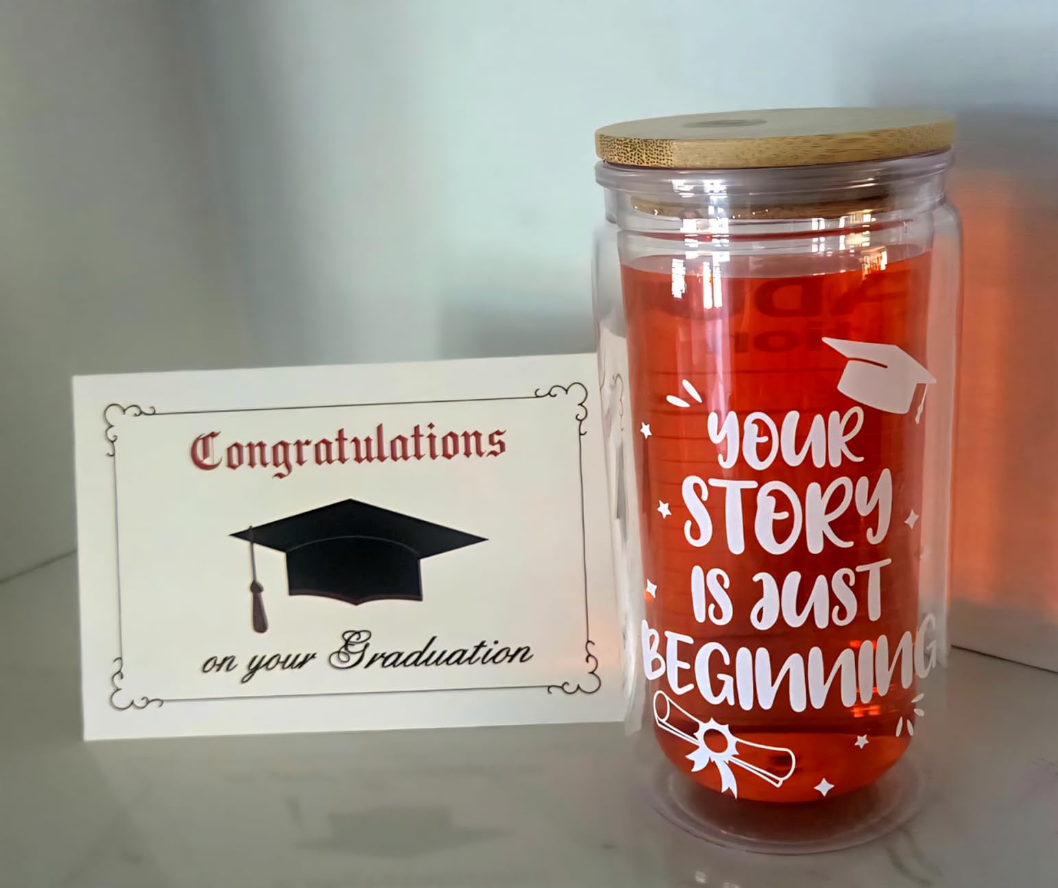 Graduation Gift for Her 2026, Graduation Gifts Box Set, Include Tote Bag, Snow Globe Tumbler, College High School Graduates Present, Class of 2026 Gift Ideas for Women Girls Daughter or Best Friend customer photo 1