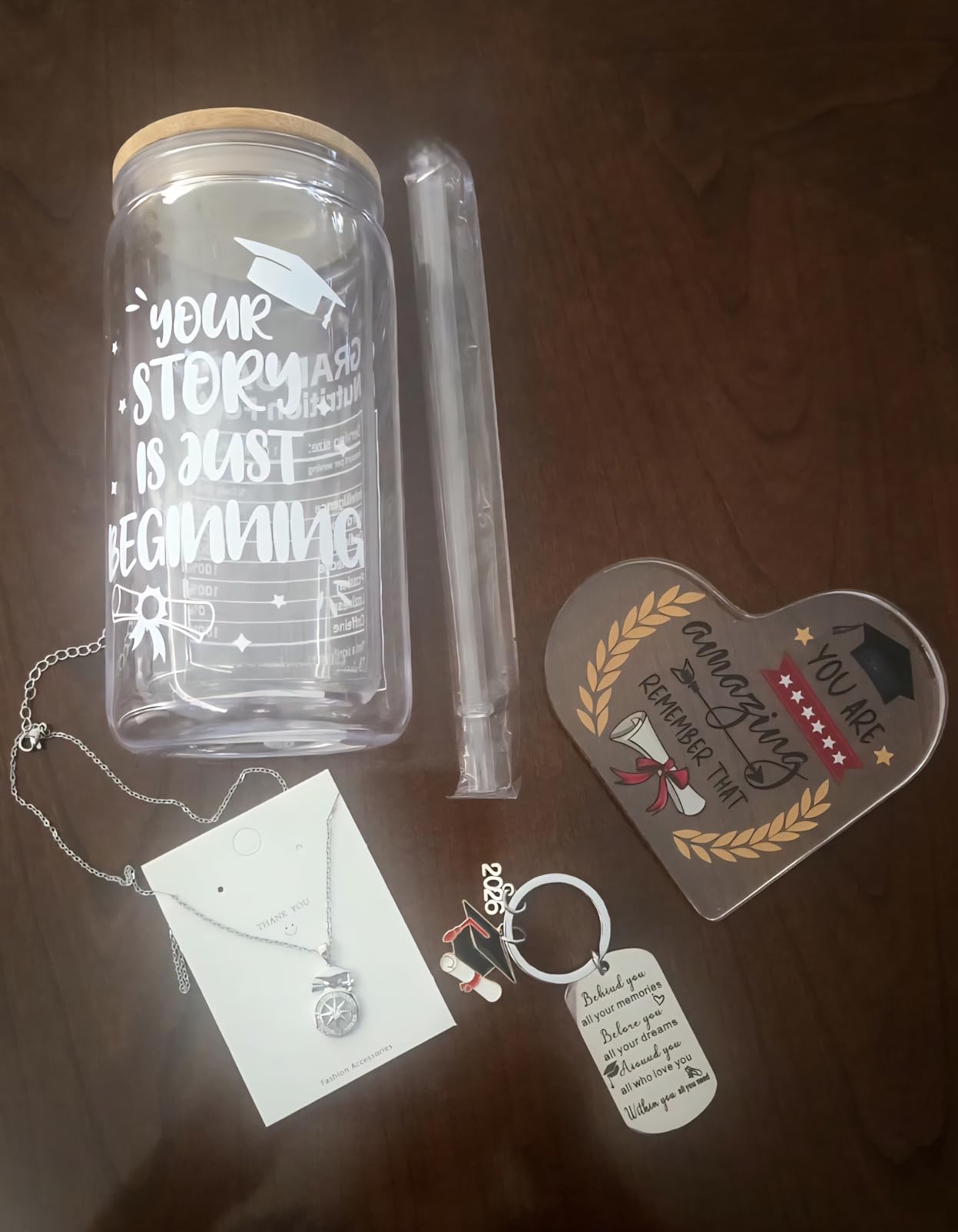 Graduation Gift for Her 2026, Graduation Gifts Box Set, Include Tote Bag, Snow Globe Tumbler, College High School Graduates Present, Class of 2026 Gift Ideas for Women Girls Daughter or Best Friend customer photo 2