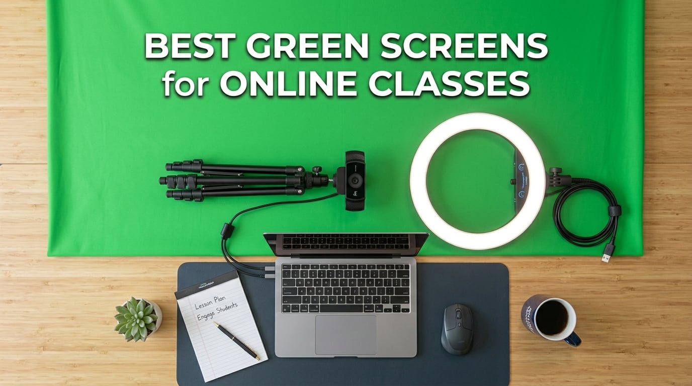 best green screens for online classes