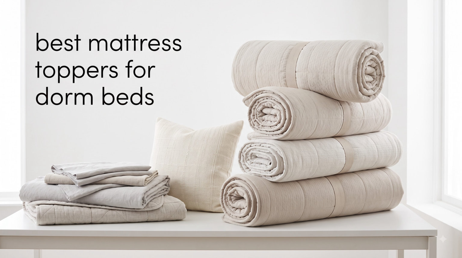 best mattress toppers for dorm beds