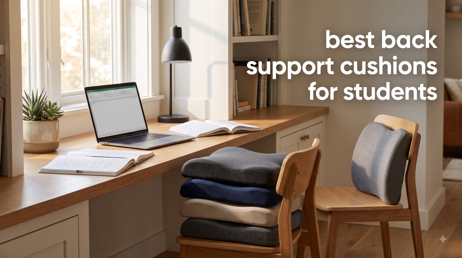 best back support cushions for students