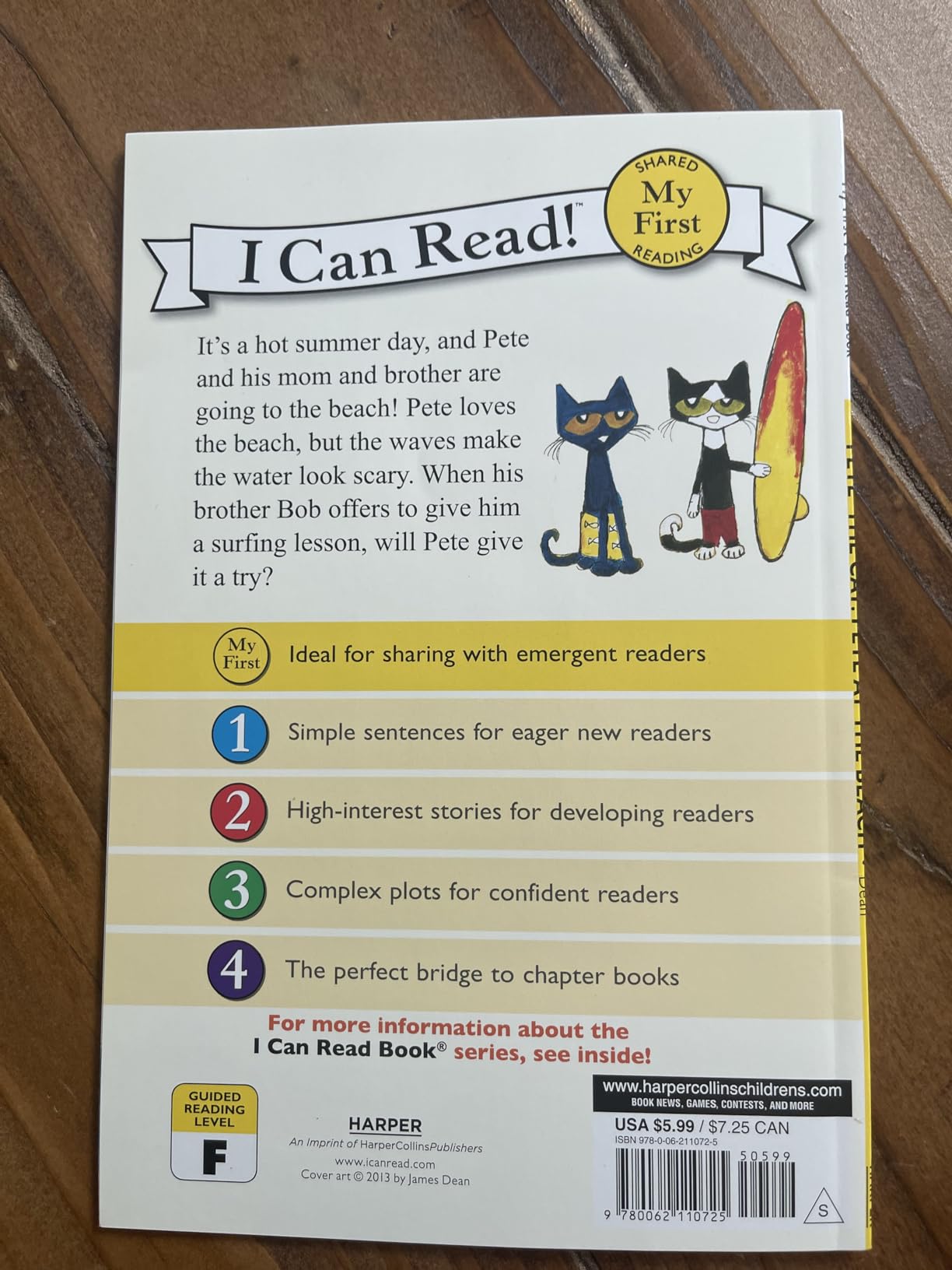 Pete the Cat: Pete at the Beach: A Fun Summer Story for Children (Ages 4-8) (My First I Can Read) customer photo 2