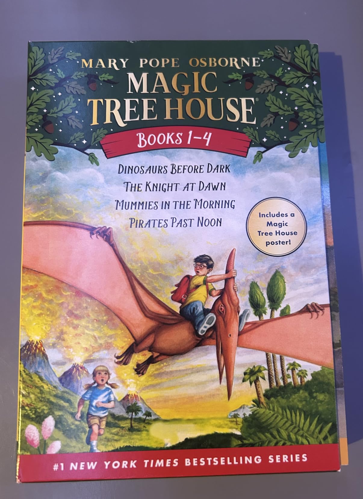 Magic Tree House Boxed Set, Books 1-4: Dinosaurs Before Dark, The Knight at Dawn, Mummies in the Morning, and Pirates Past Noon customer photo 1
