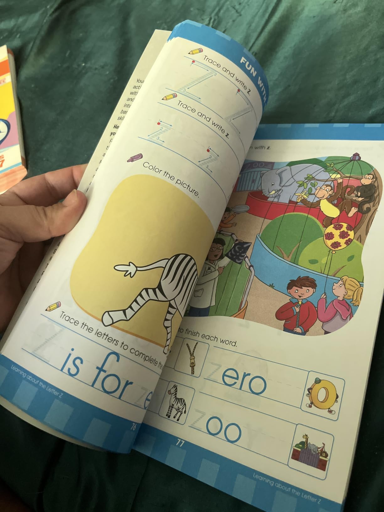 School Zone Big Kindergarten Workbook: 320 Pages, Early Reading and Writing, Numbers 0-20, Basic Math, Matching, Story Order, Ages 5 to 6 customer photo 1