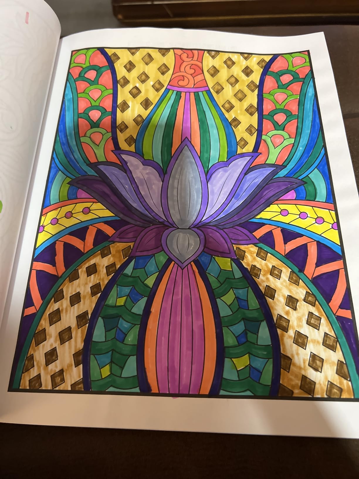 100 Amazing Patterns: An Adult Coloring Book with Fun, Easy, and Relaxing Coloring Pages customer photo 2