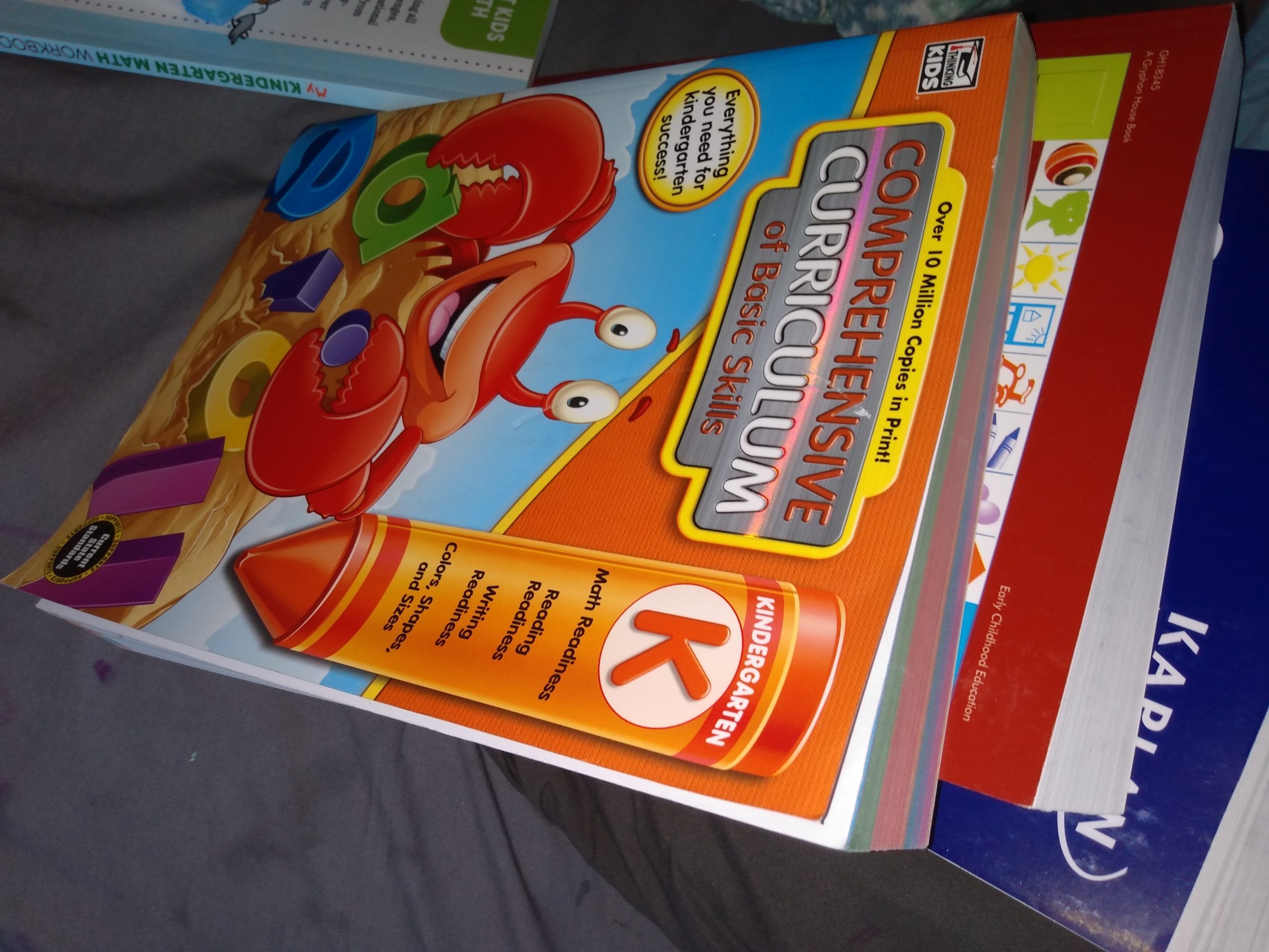 Comprehensive Curriculum of Basic Skills Kindergarten Workbook, Math, Reading, Writing, Alphabet, Colors, Shapes, Patterns, Time, Money, Classroom or Homeschool Kindergarten Curriculum customer photo 2
