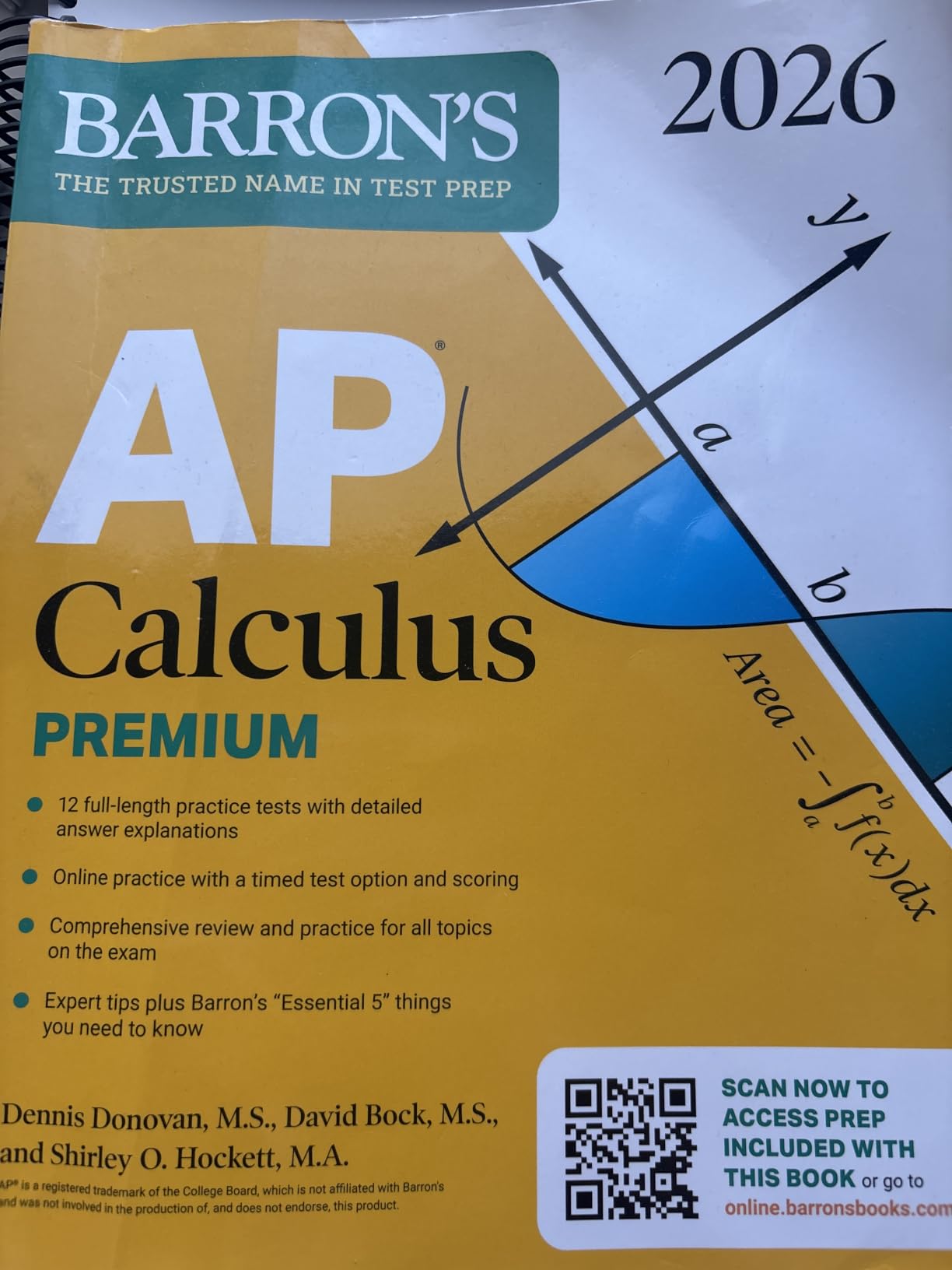 AP Calculus Premium, 2026: Prep Book with 12 Practice Tests + Comprehensive Review + Online Practice (Barron's AP Prep) customer photo 1