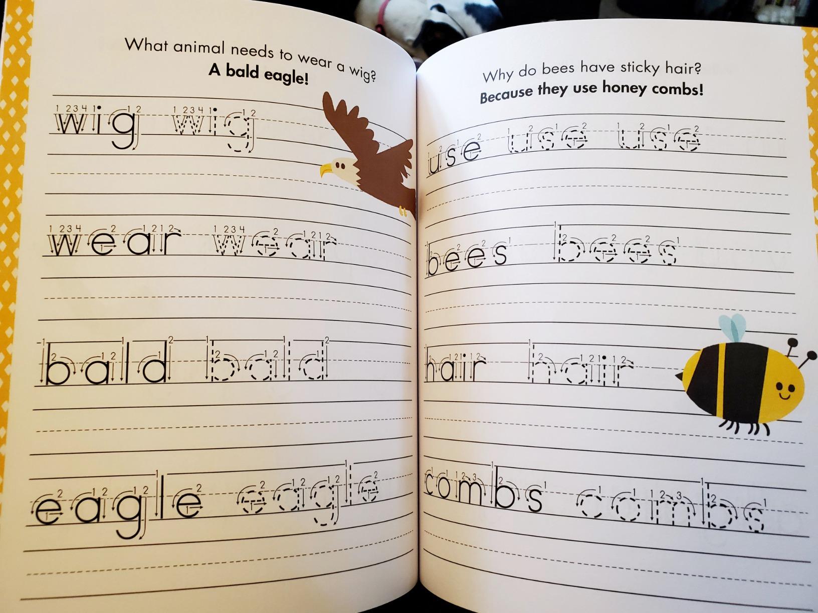 The Print Handwriting Workbook for Kids: Laugh, Learn, and Practice Print with Jokes and Riddles customer photo 1