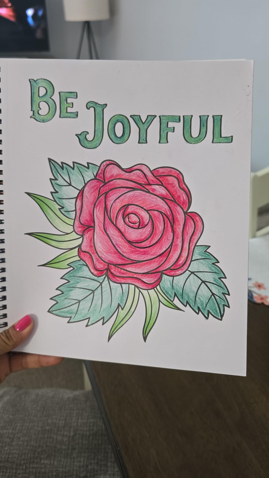 Large Print Easy Color & Frame - Calm (Stress Free Coloring Book) customer photo 2