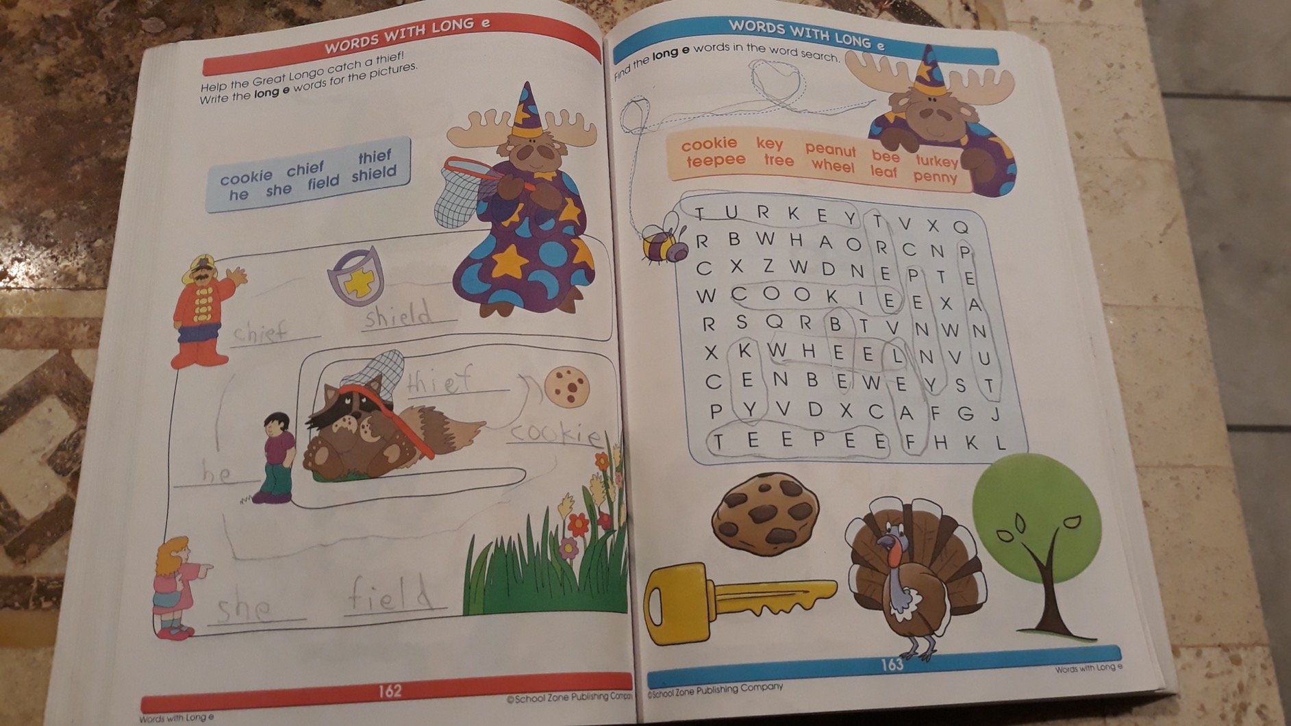 School Zone Big Spelling 1-3 Workbook: 320 Spiral-Bound Pages, 1st Grade, 2nd Grade, 3rd Grade, Learn to Spell, Vowel Sounds, Letter Combinations, Ages 6 to 9 customer photo 2