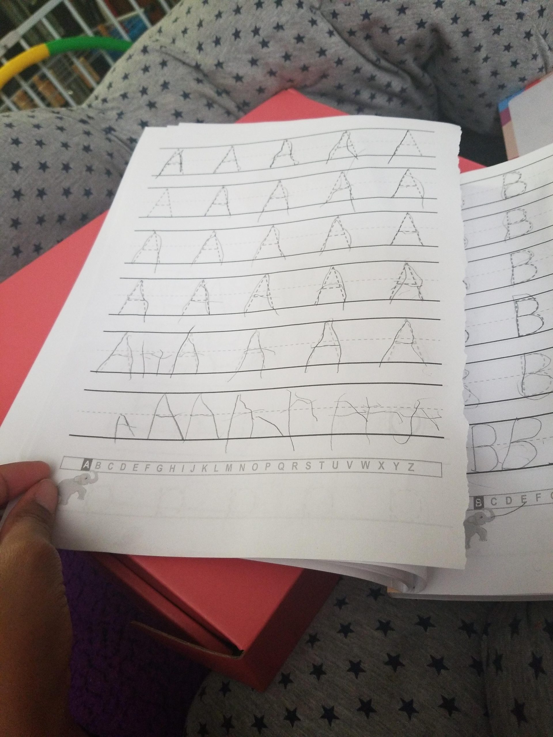 Trace Letters: Alphabet Handwriting Practice Workbook for Kids: Preschool Writing Workbook with Sight Words for Pre K, Kindergarten and Kids Ages 3-5 customer photo 1
