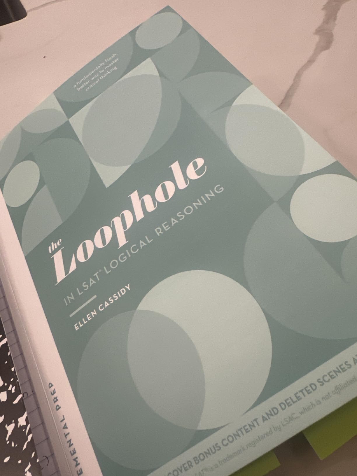 The Loophole in LSAT Logical Reasoning: A Splendidly Comprehensive LSAT Study Guide to Master LSAT Self-Study customer photo 2