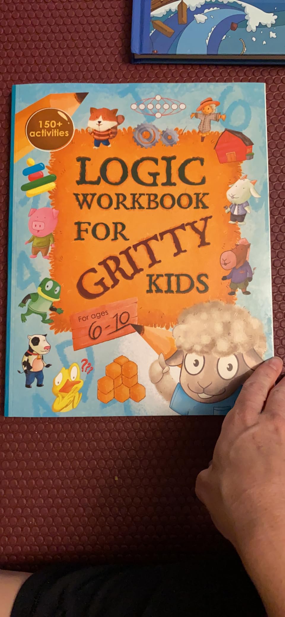 Logic Workbook for Gritty Kids: Spatial reasoning, math puzzles, word games, logic problems, activities, two-player games. (Develop Problem Solving, Critical Thinking, Analytical & STEM Skills in Kids Ages 6, 7, 8, 9, 10.) customer photo 2