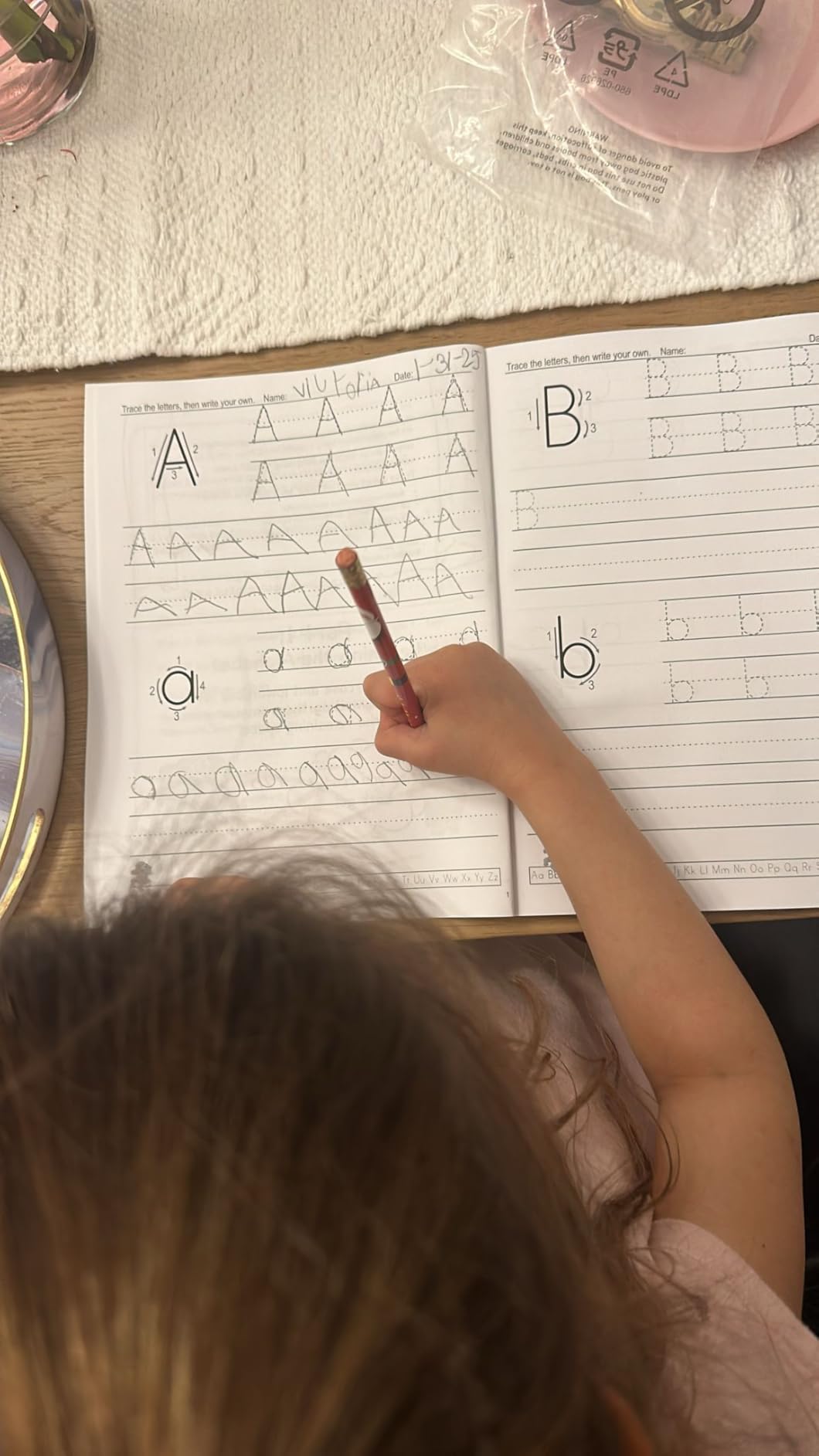 Handwriting Practice Book for Kids Ages 6-10: Printing Workbook for Grades 1, 2 & 3, Learn to Trace Alphabet Letters and Numbers 1-100, Sight Words customer photo 2