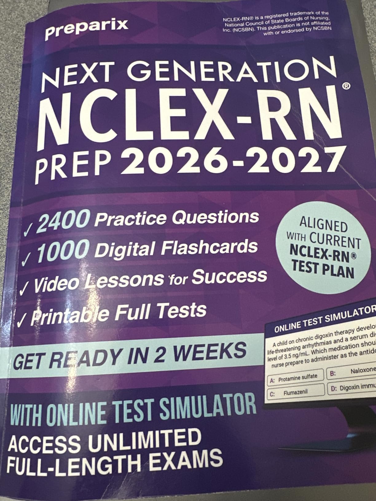 Next Generation NCLEX-RN Prep: Complete and stress-free guide with examination and mindset strategies to study smarter, NGN clinical judgment, digital exam simulations, and real case studies customer photo 1