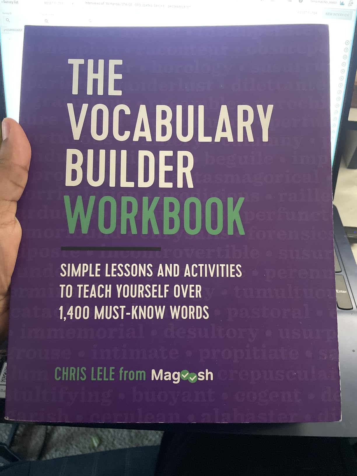 The Vocabulary Builder Workbook: Simple Lessons and Activities to Teach Yourself Over 1,400 Must-Know Words customer photo 2