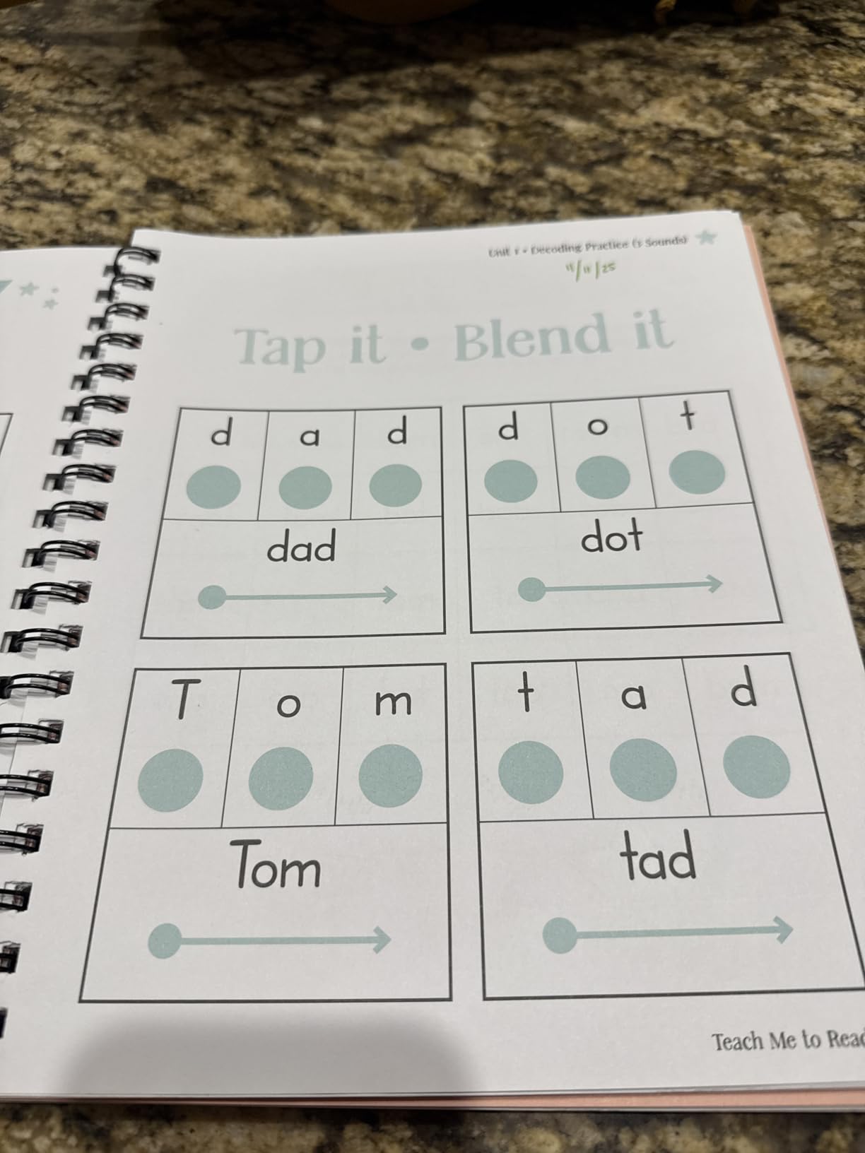 Teach Me to Read: A Parent Guided Student Workbook for Kids to Learn to Read Using Phonics, Decodables and the Science of Reading (Video Tutorials Included) customer photo 2