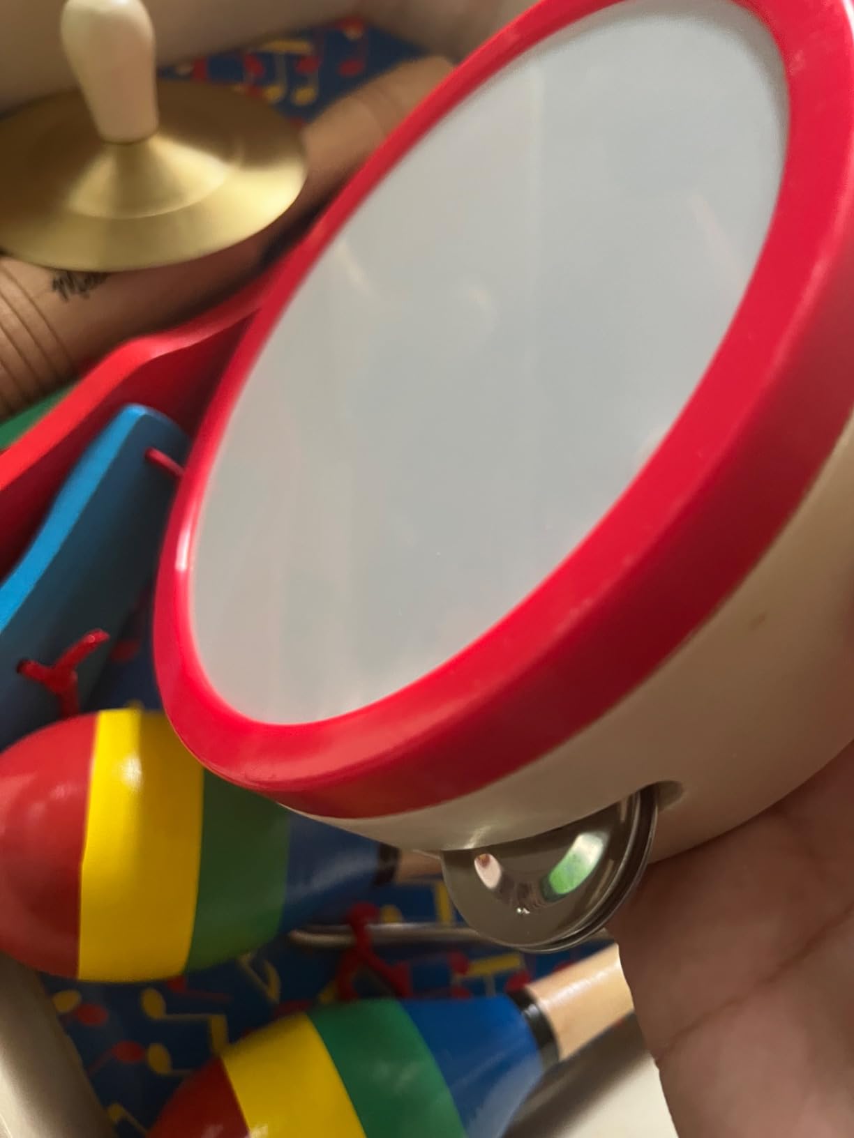 Melissa & Doug Band-in-a-Box Clap! Clang! Tap! - 10-Piece Musical Instrument Set customer photo 2