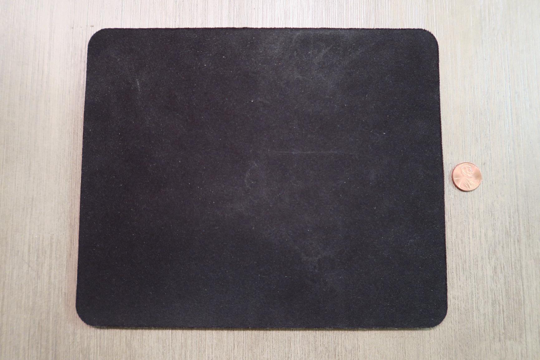 Belkin Rubber Fabric Mouse Pad, 8 x 9 in, Black | Non-slip rubber base, smooth fabric surface, desk accessory for office, home, and gaming setups customer photo 2