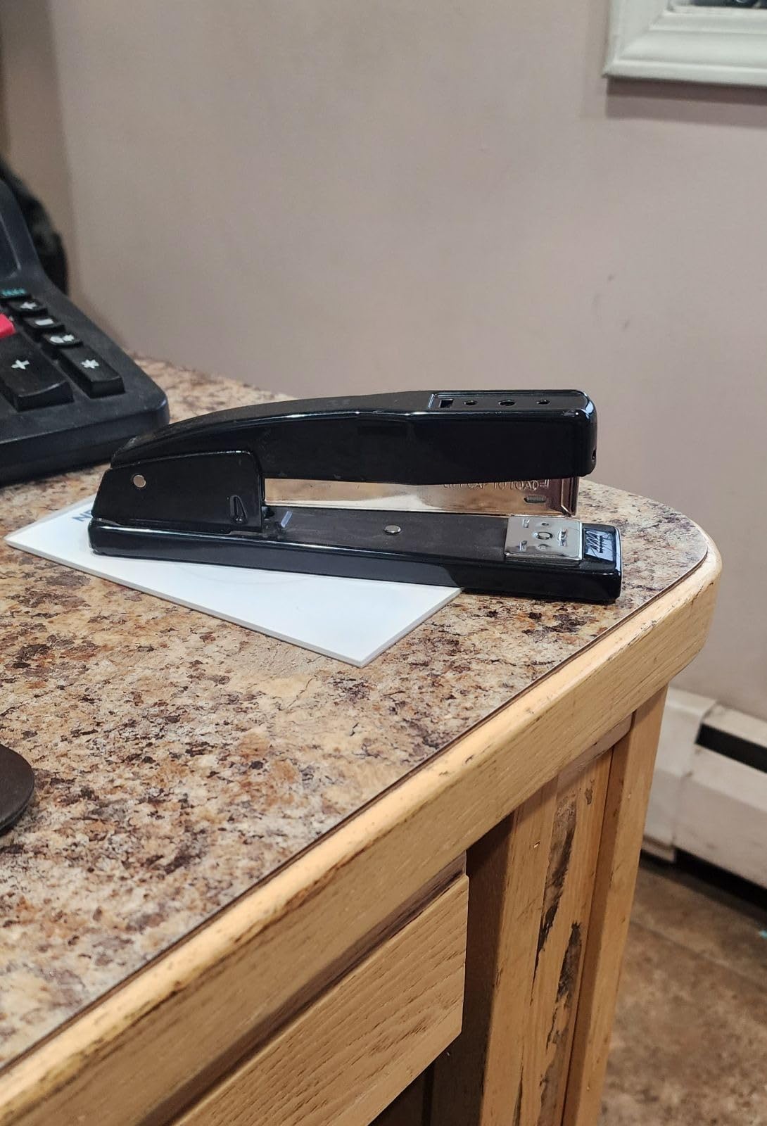 Swingline Commercial Stapler, 20 Sheet Capacity, Jam Free, Metal, Black (44401) customer photo 2