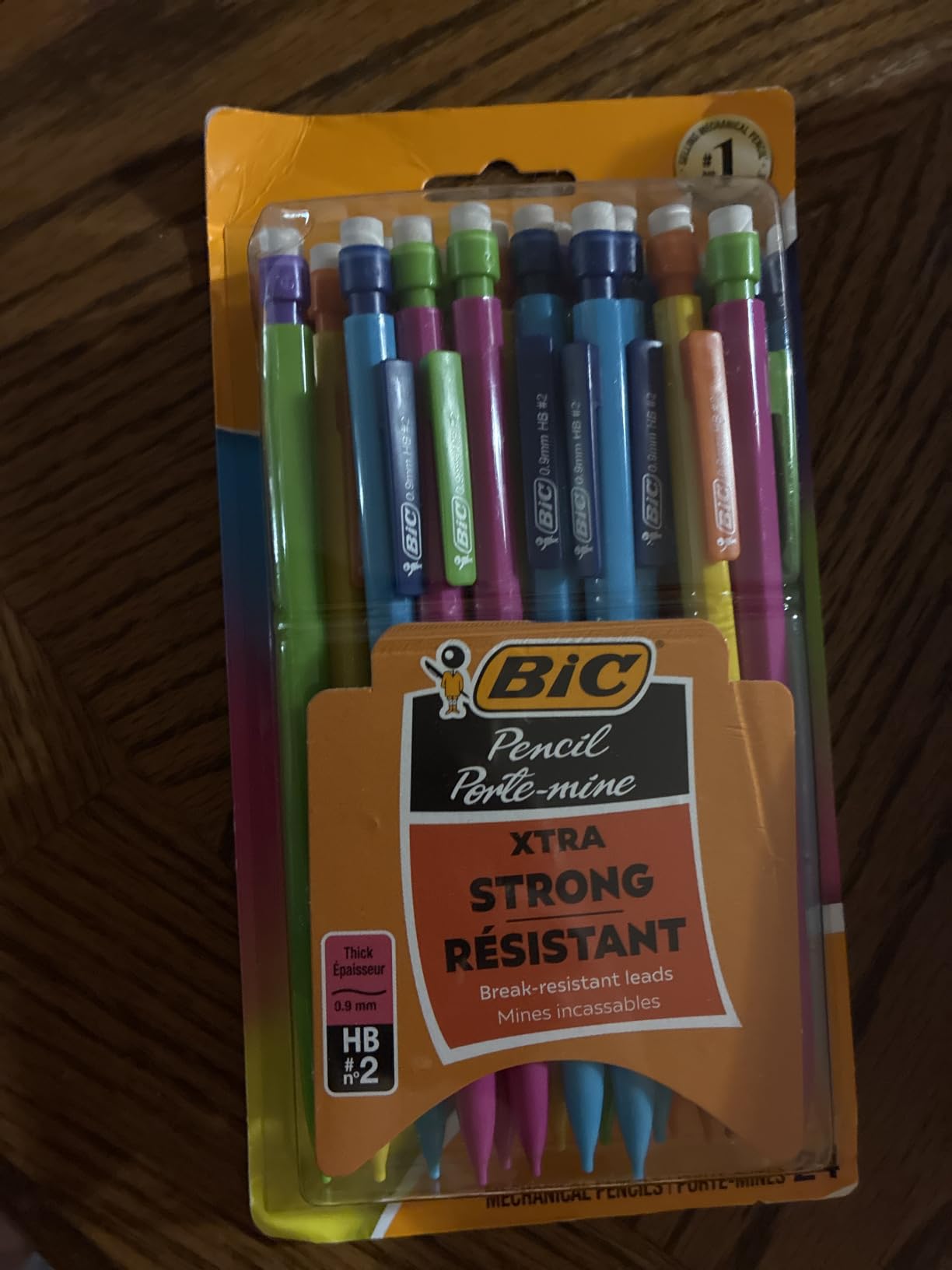 BIC Xtra Strong Mechanical Pencils with Erasers, Thick Point (0.9mm), 24-Count, Mechanical Pencils for School or Office Supplies customer photo 1