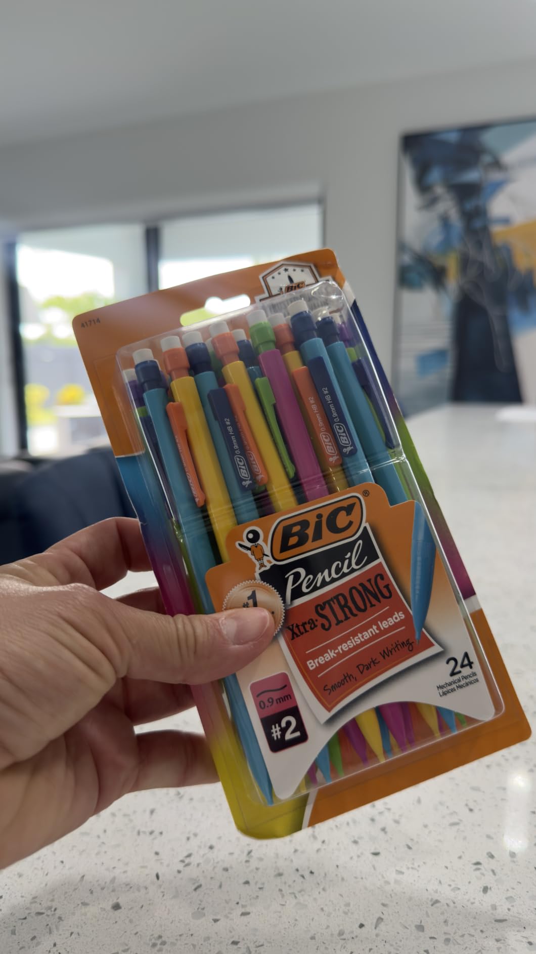 BIC Xtra Strong Mechanical Pencils with Erasers, Thick Point (0.9mm), 24-Count, Mechanical Pencils for School or Office Supplies customer photo 2