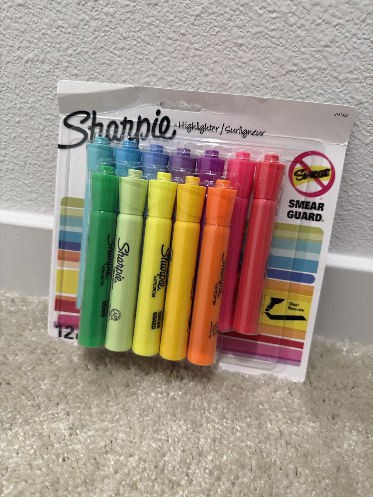 Sharpie Tank Highlighters, Chisel Tip, Assorted Fluorescent, Six Assorted Colors, 12 Count - Back to School, Office, Teacher Supplies customer photo 2