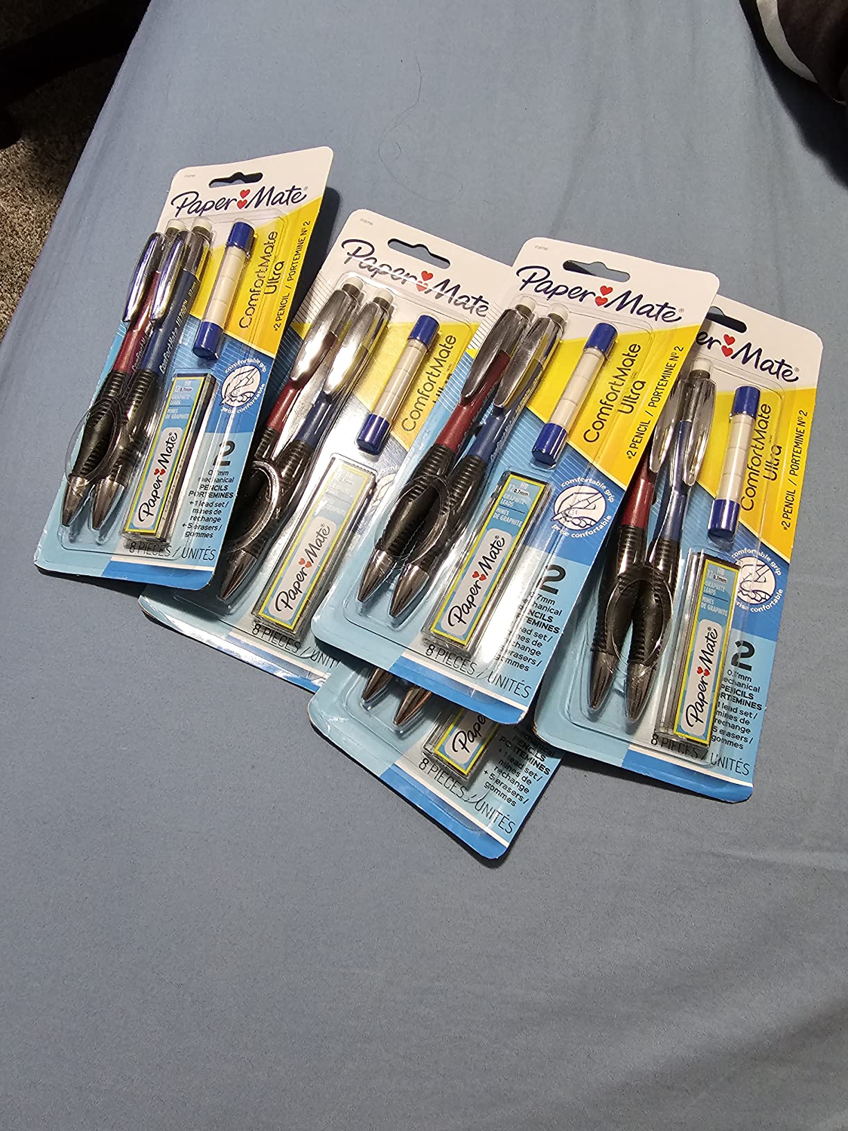 Paper Mate Comfort Mate Ultra Mechanical Pencils, 0.7mm HB #2 Lead, 12 Count - School Supplies, Note-Taking, Comfortable Grip customer photo 1