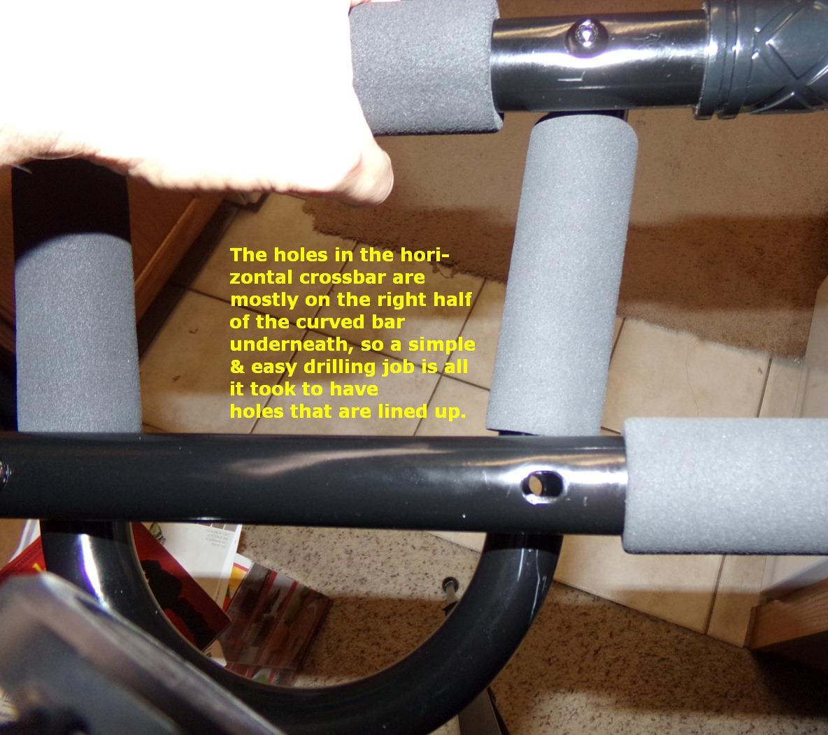 ProsourceFit Pull Up Bar for Multi Use Fitness & Home Gym Exercise customer photo 1