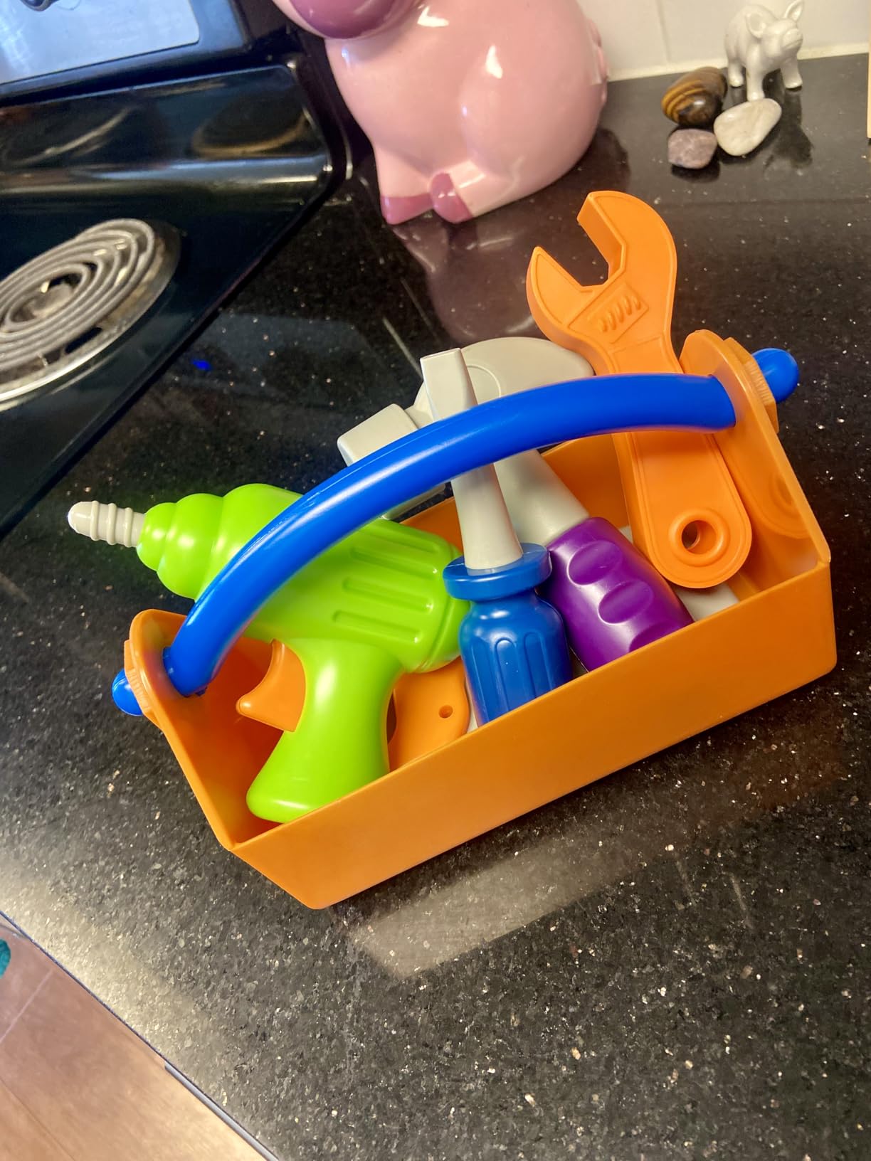 Learning Resources New Sprouts Fix It! My Very Own Tool Set - 6 Pieces, Ages 2+ Toddler Learning Toys, Develops Fine Motor Skills, Toddler Tool Set customer photo 1