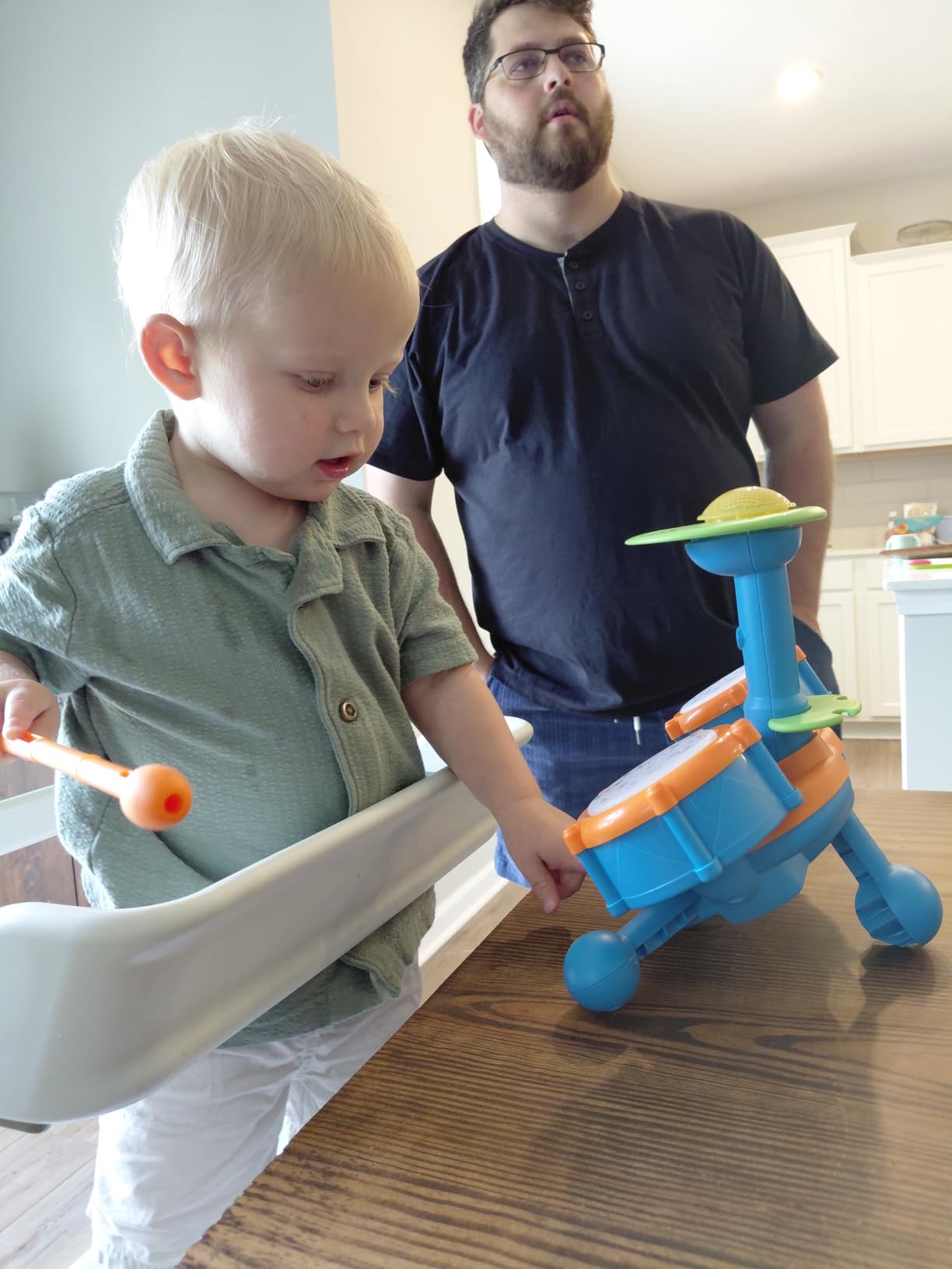 VTech KidiBeats Kids Drum Set, Orange customer photo 1
