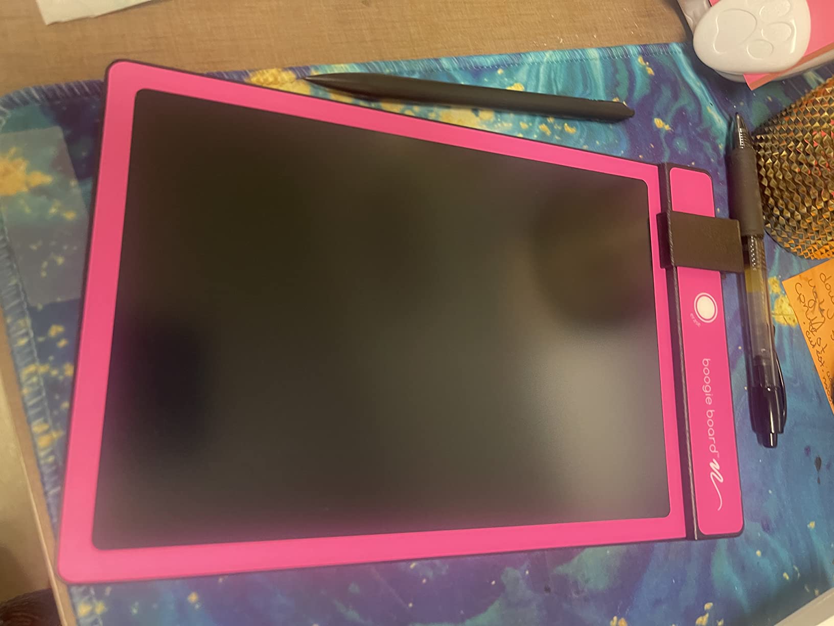 Basics Reusable Writing Pad - Digital Drawing Tablet, LCD Writing Pad with Instant Erase, Includes Stylus Pen customer photo 2