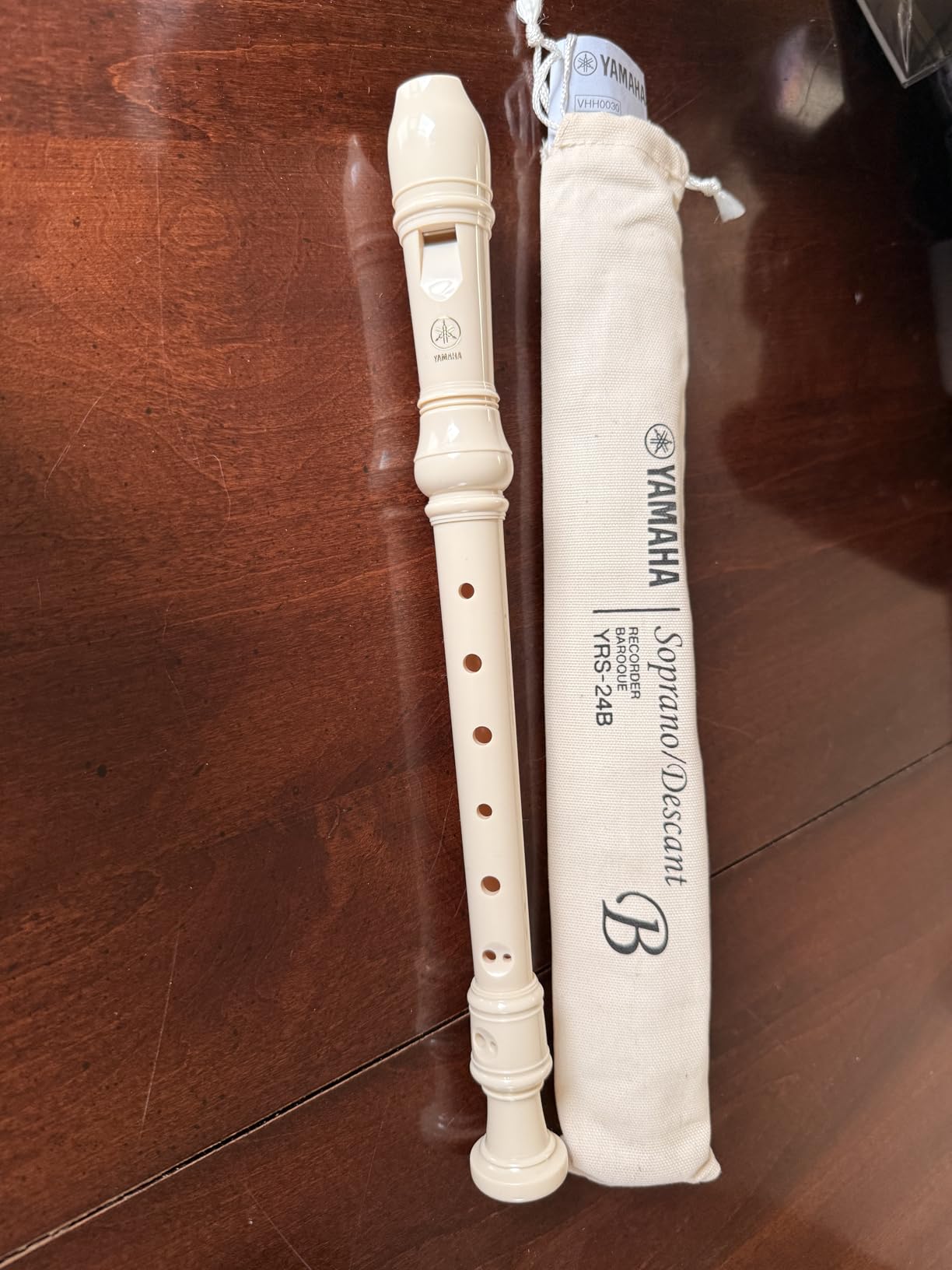 Yamaha YRS-24B Plastic Soprano Recorder, Natural customer photo 1