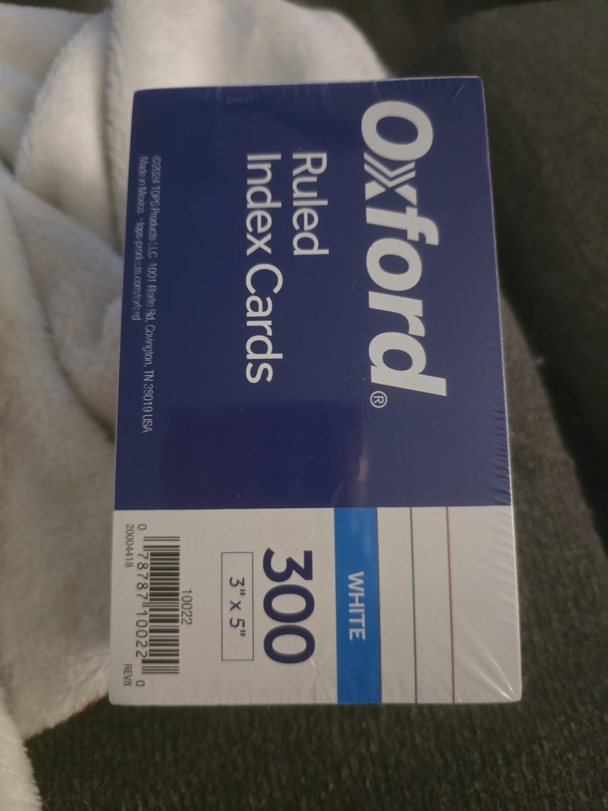 Oxford Ruled Index Cards, 3