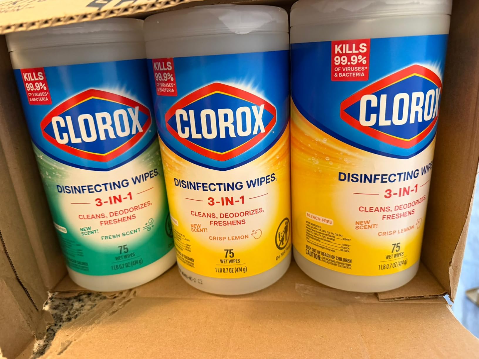 Clorox Disinfecting Wipes Back to School Variety Pack, 75 Count Each, Pack of 3 (Package May Vary) customer photo 2