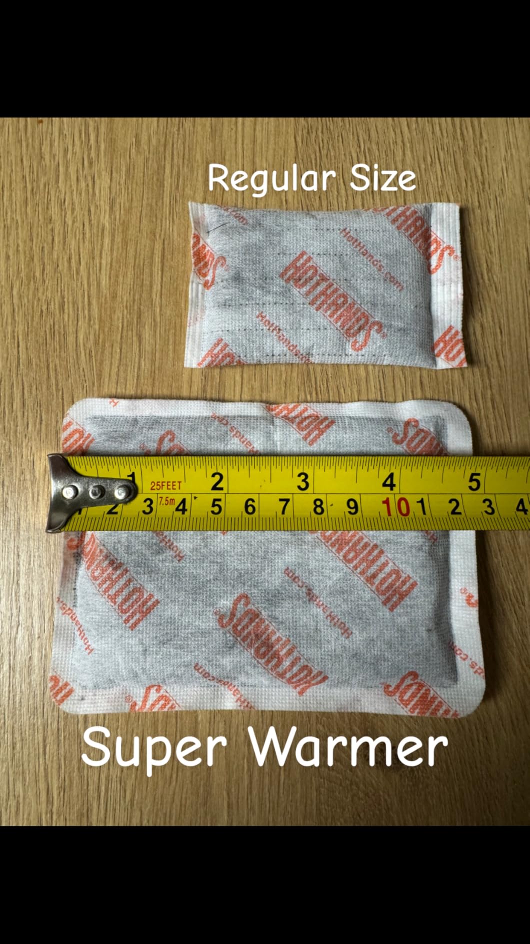 Body & Hand Super Warmers - Long Lasting Natural Odorless Air Activated Warmers - Up to 18 Hours of Heat - 10 Individual Warmers customer photo 2