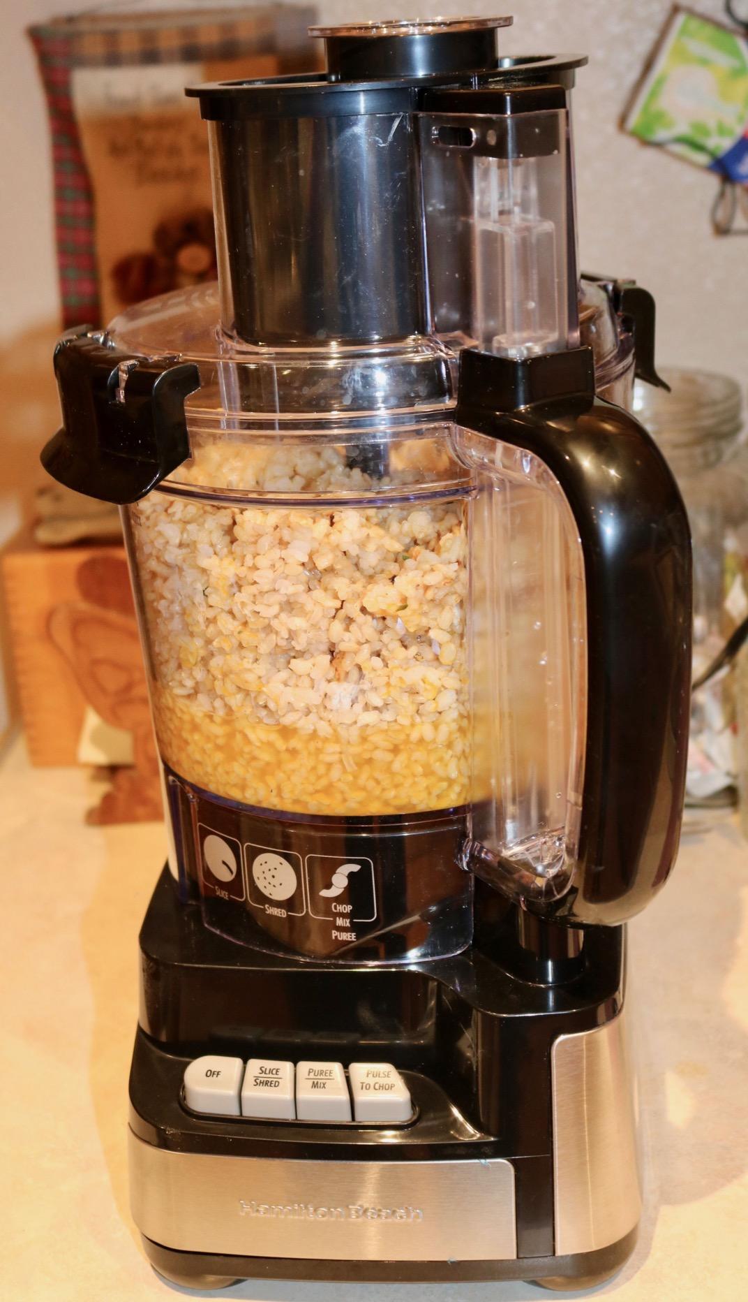 Hamilton Beach 12 Cup Stack & Snap Food Processor and Vegetable Chopper | BPA Free | Stainless Steel Blades | 2-Speed 450 Watt Motor | Easy Stacking Assembly | Black | 70725A customer photo 1