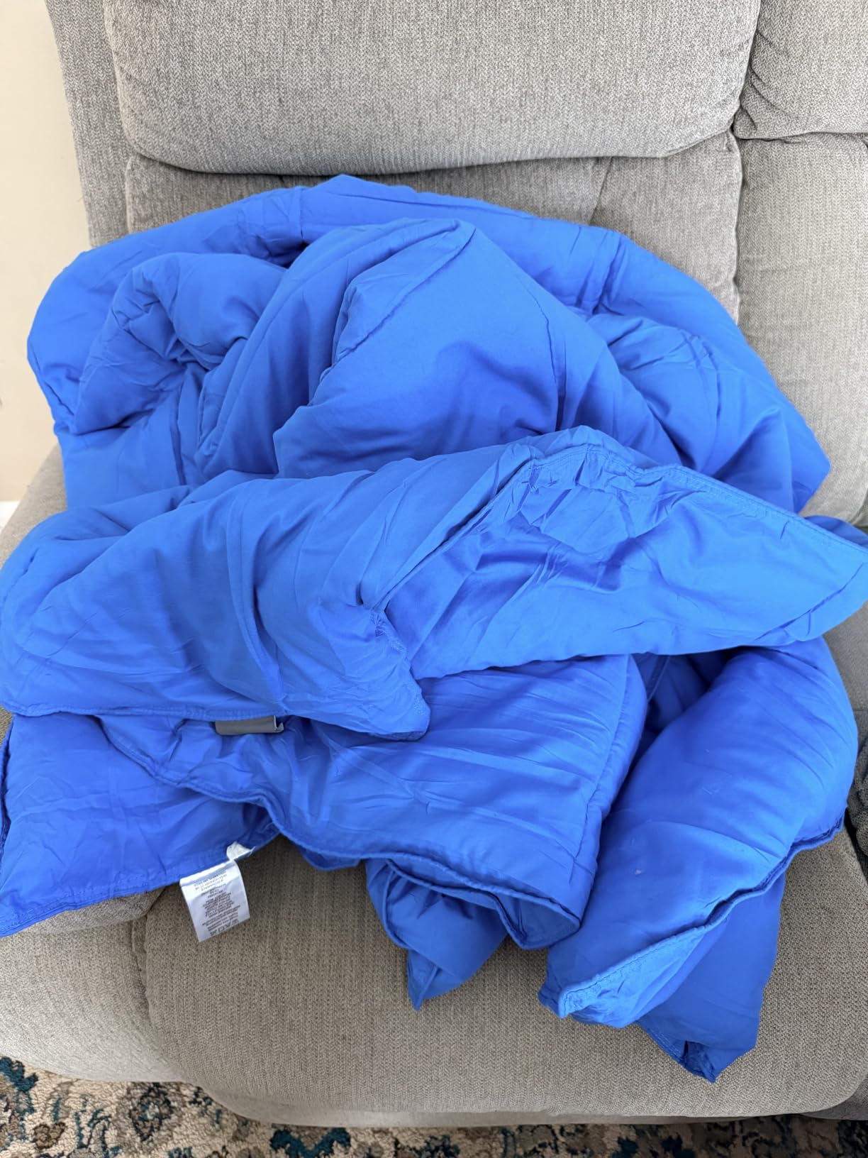 Bare Home Comforter Set - Twin Extra Long Size - Ultra-Soft - Goose Down Alternative - Premium 1800 Series - All Season Warmth (Twin/Twin XL, Grey) customer photo 1