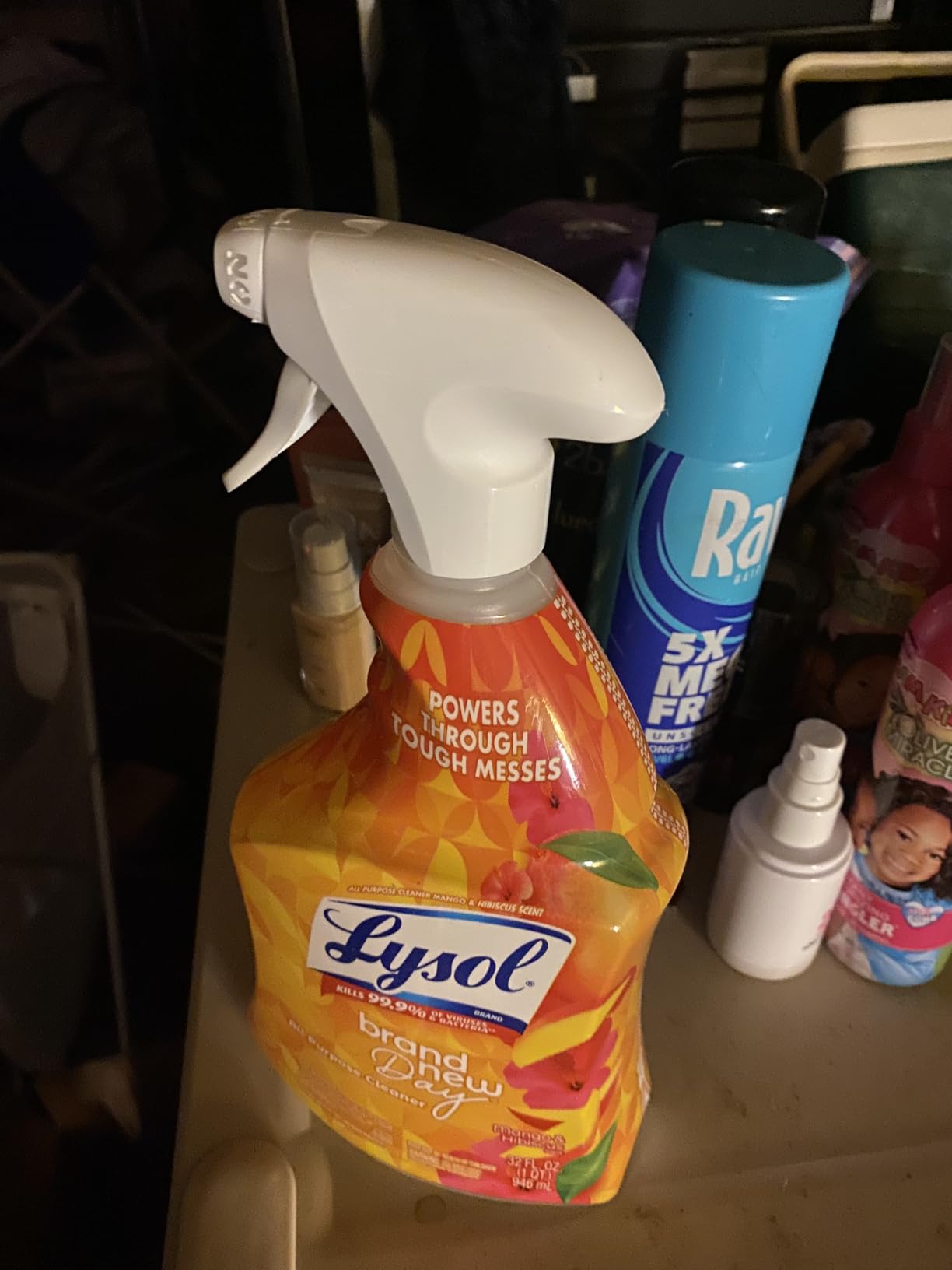 Lysol All Purpose Cleaner Spray, Multi-Purpose Disinfecting Spray, Kitchen & Bathroom Cleaner, Lemon Breeze Scent, 32 Fl Oz customer photo 2