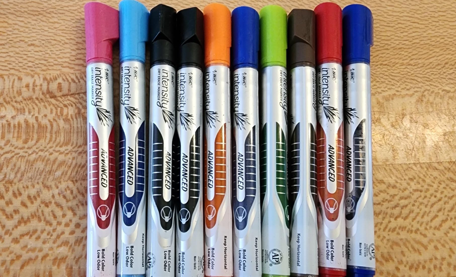 BIC Intensity Advanced Colorful Dry Erase Markers, Bullet Tip, 12-Count customer photo 1