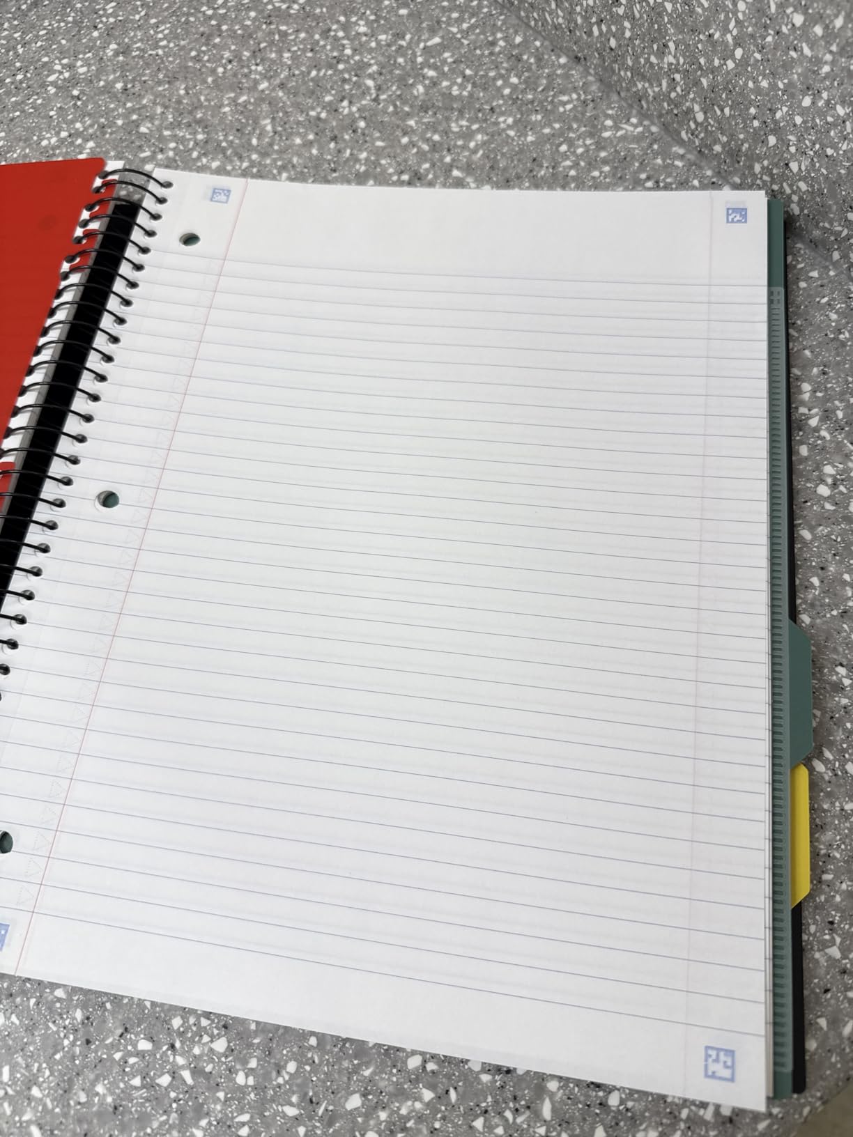 Five Star Advance Spiral Notebook + Study App, 5 Subject, College Ruled Paper, 8-1/2