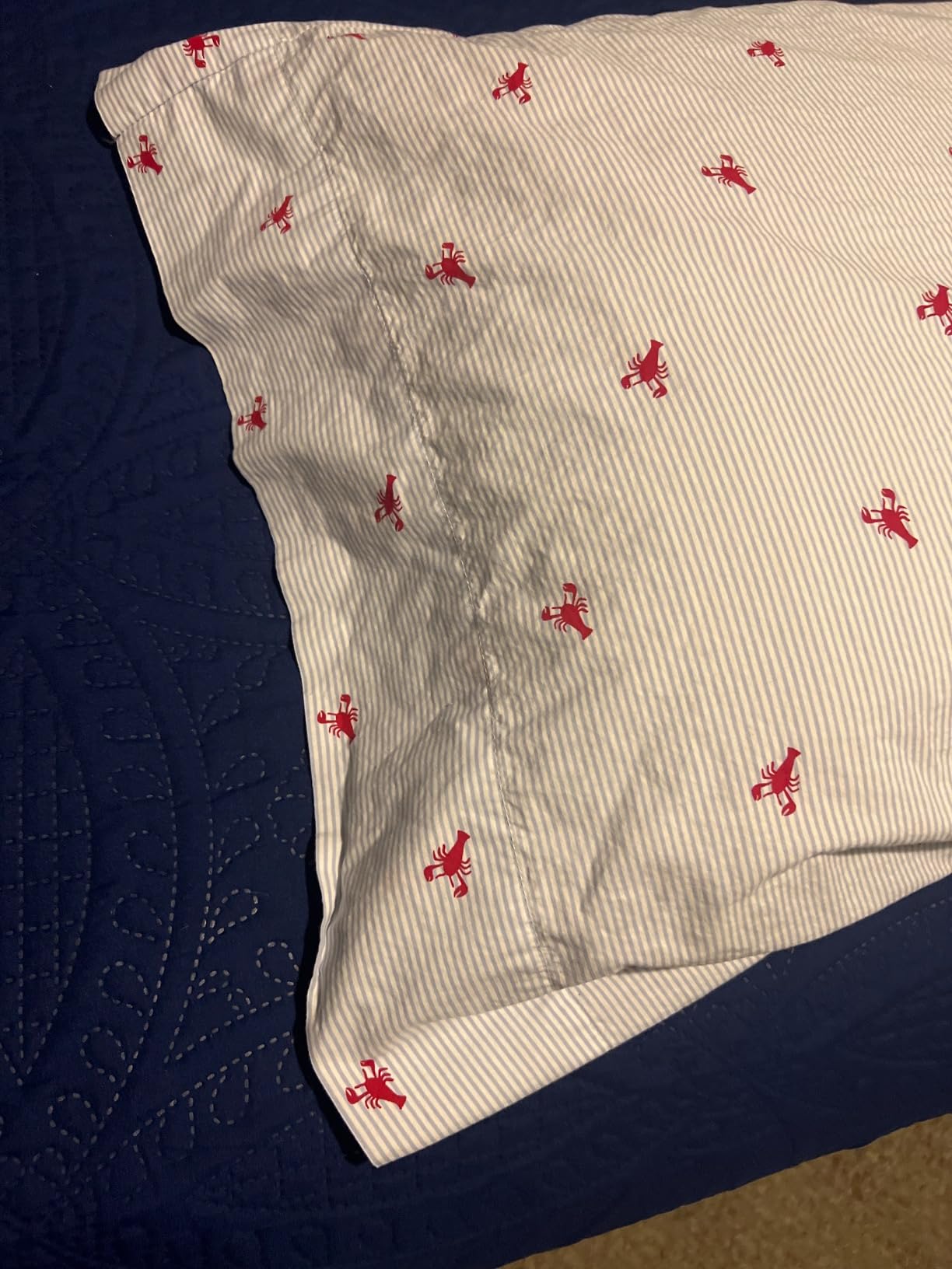 Nautica - Twin XL Size Sheet Set, Crisp Cotton Percale Bedding with Matching Pillowcase, Lightweight & Breathable Bed Sheets, Deep Pocket, College Dorm Room Essentials (Coleridge Stripe Grey) customer photo 2