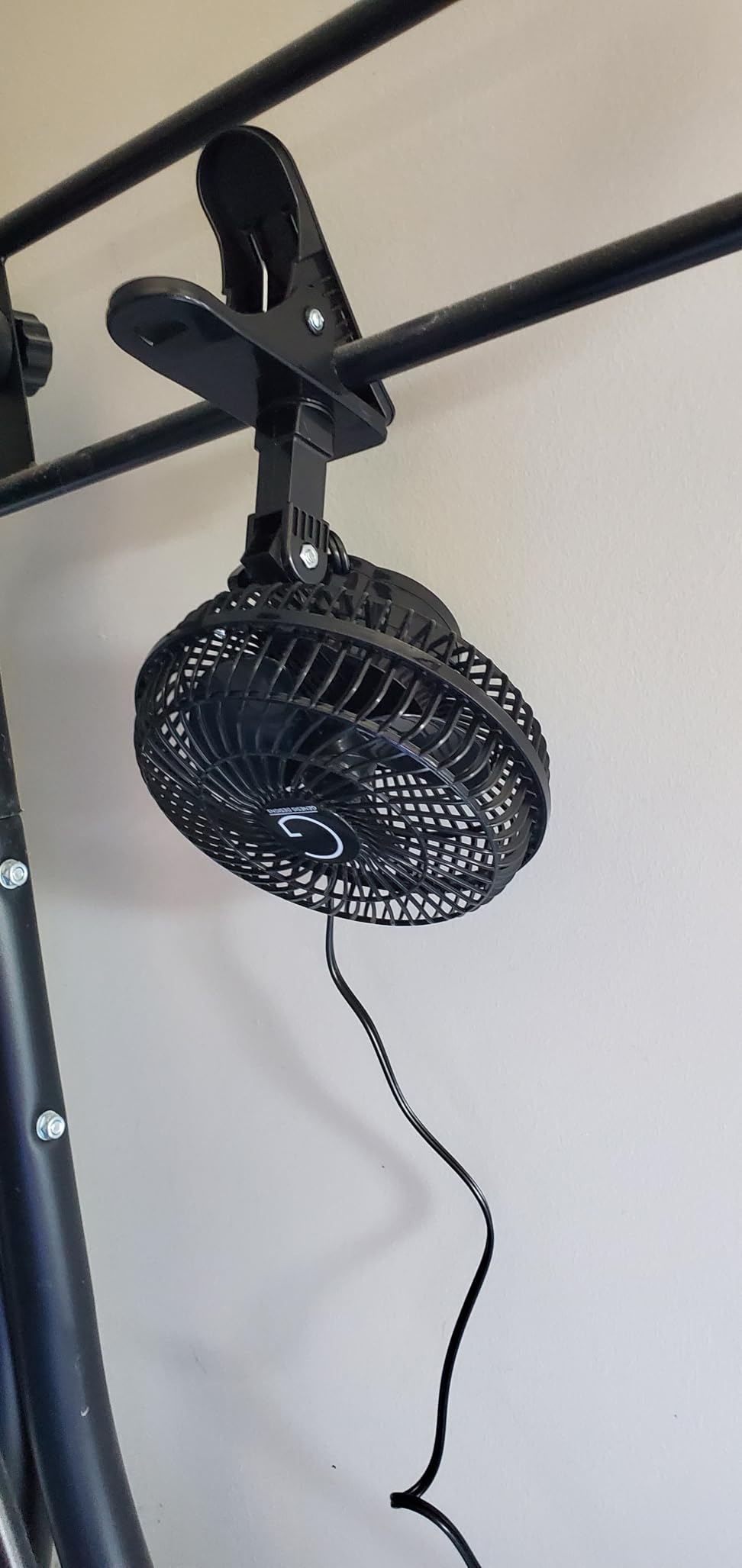 Genesis 6-Inch Clip Convertible Table-Top and Clip Fan Two Quiet Speeds - Ideal For The Home, Office, Dorm, More Black (A1CLIPFANBLACK) customer photo 2