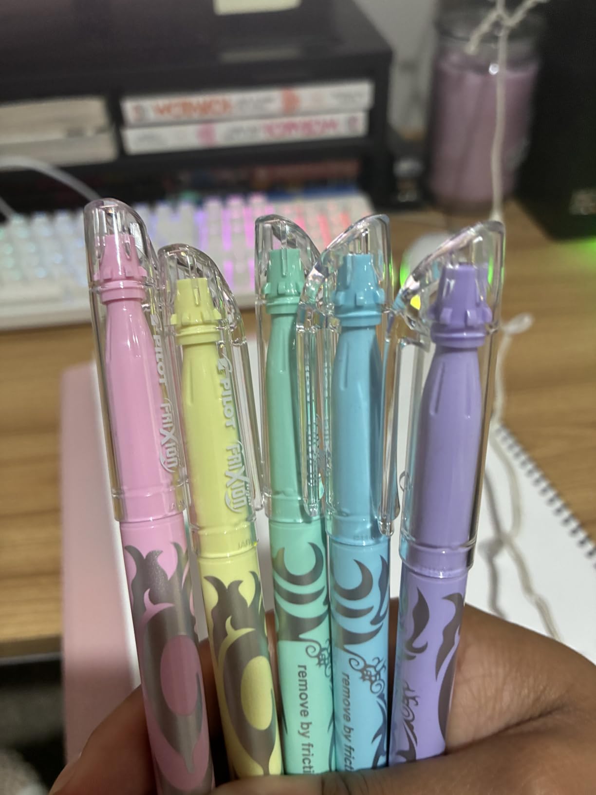 Pilot FriXion Light Pastel Collection Erasable Highlighters, Assorted Color Inks, 5-Pack customer photo 1