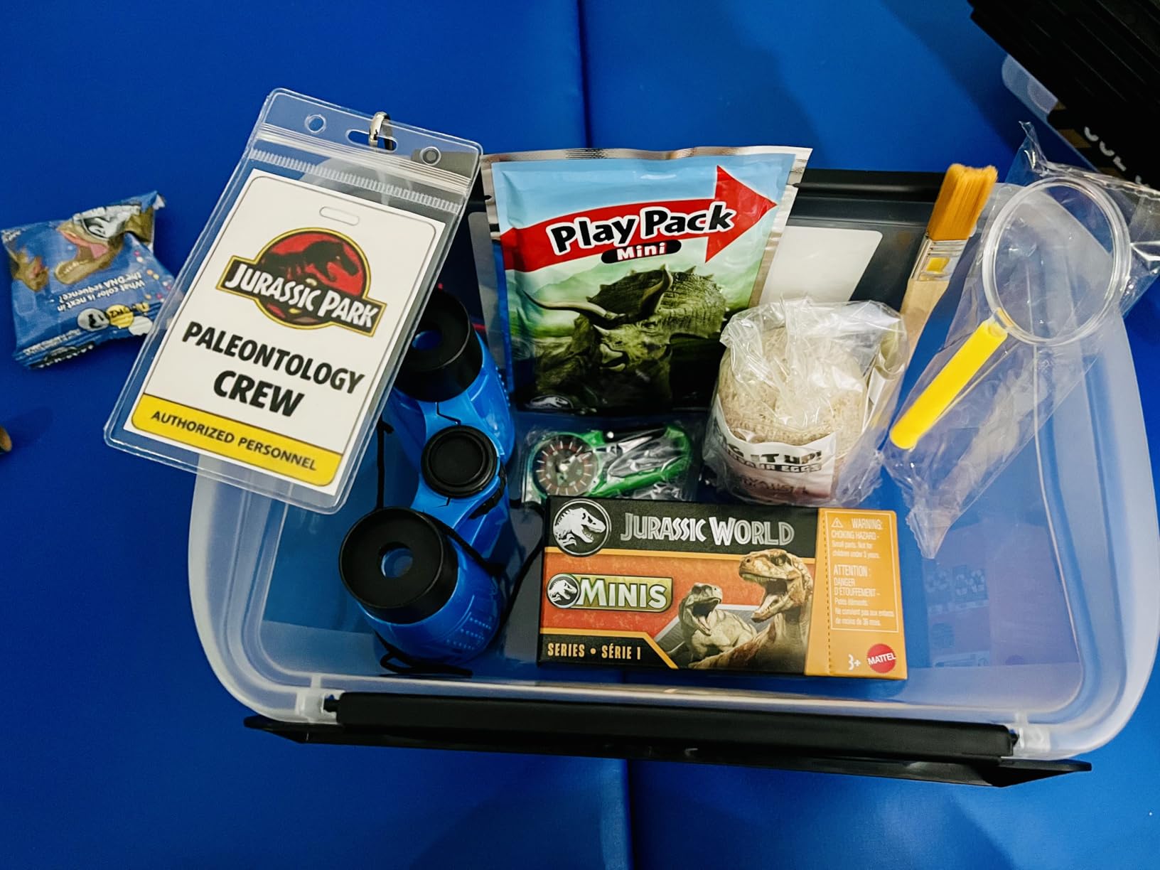 MindWare Dig It Up! Dinosaur eggs excavation kit | Chip real specimens out of a dig brick-hands-on discovery kids run themselves. customer photo 1