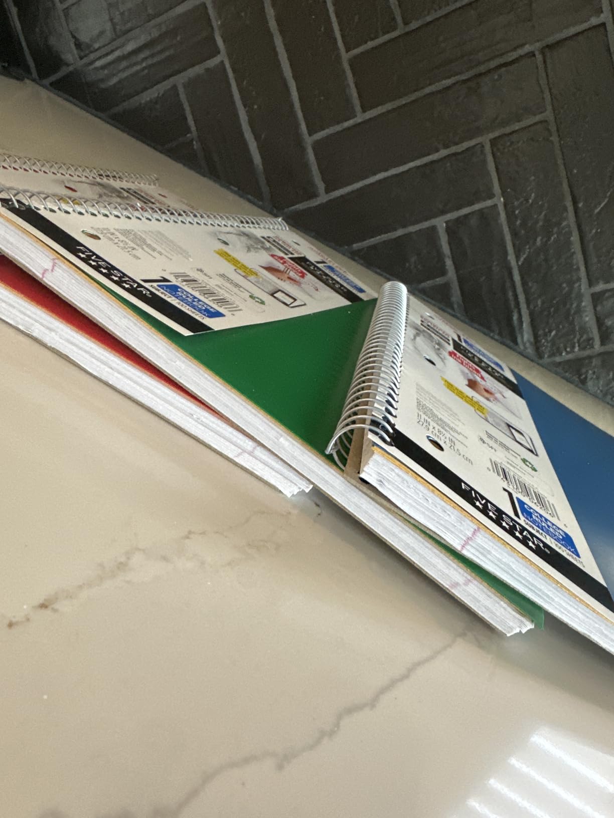 Five Star Spiral Notebook + Study App, 1 Subject, College Ruled Paper, 8.5